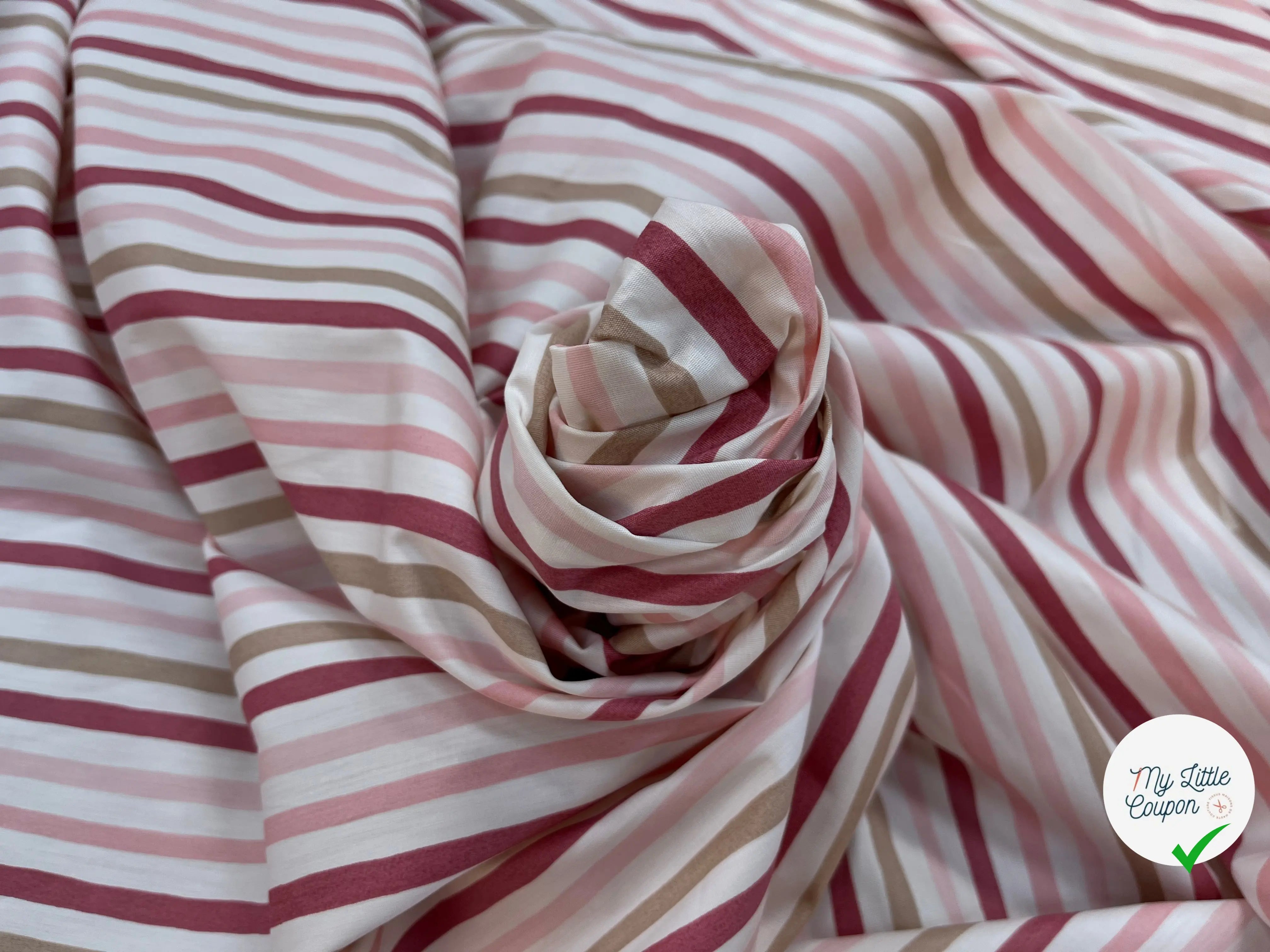 COTON BÉBÉ 120 FILS MOTIF TRANSAT BLANC - My Little Coupon