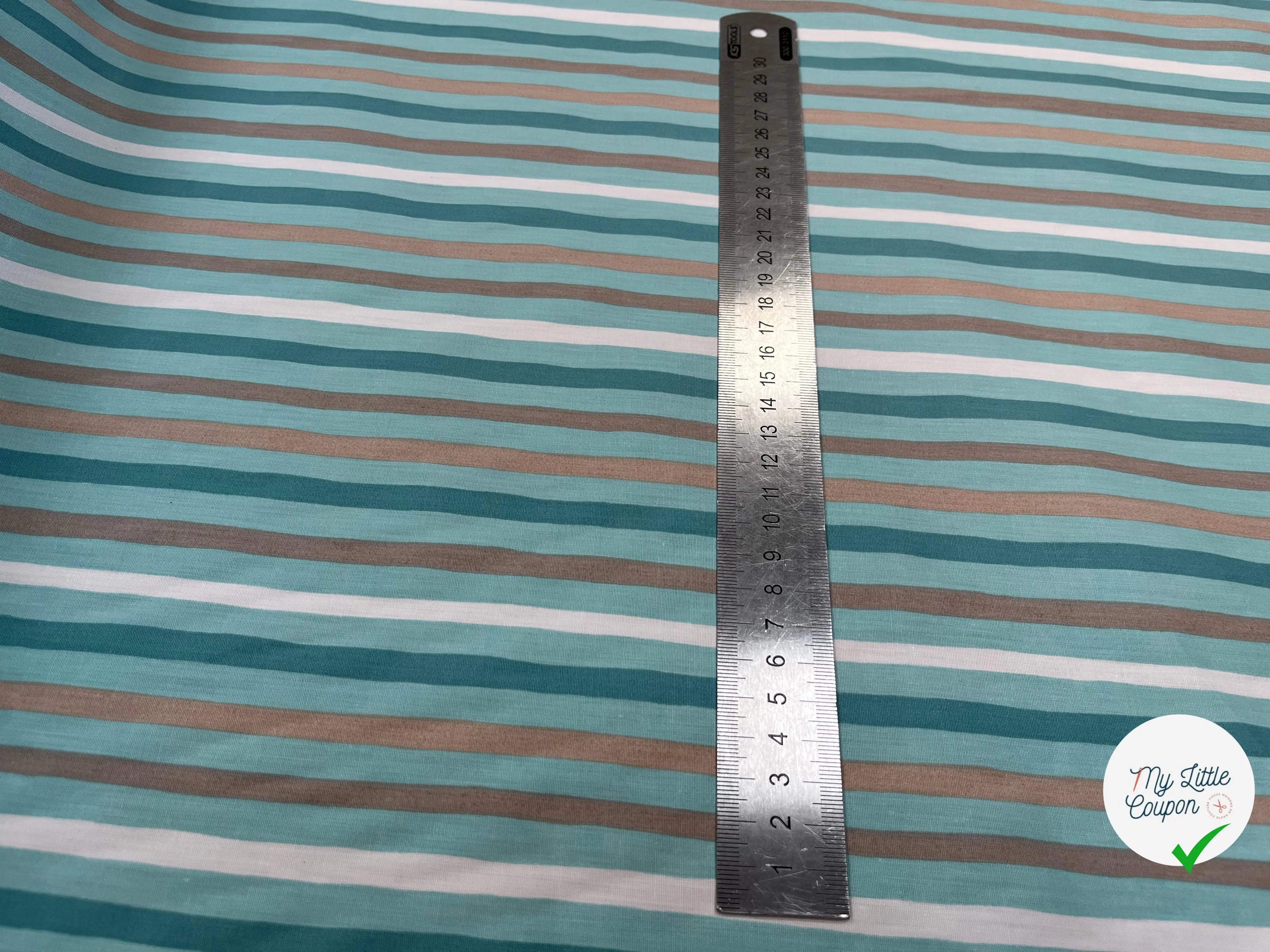 COTON BÉBÉ 120 FILS MOTIF TRANSAT BLEU - My Little Coupon