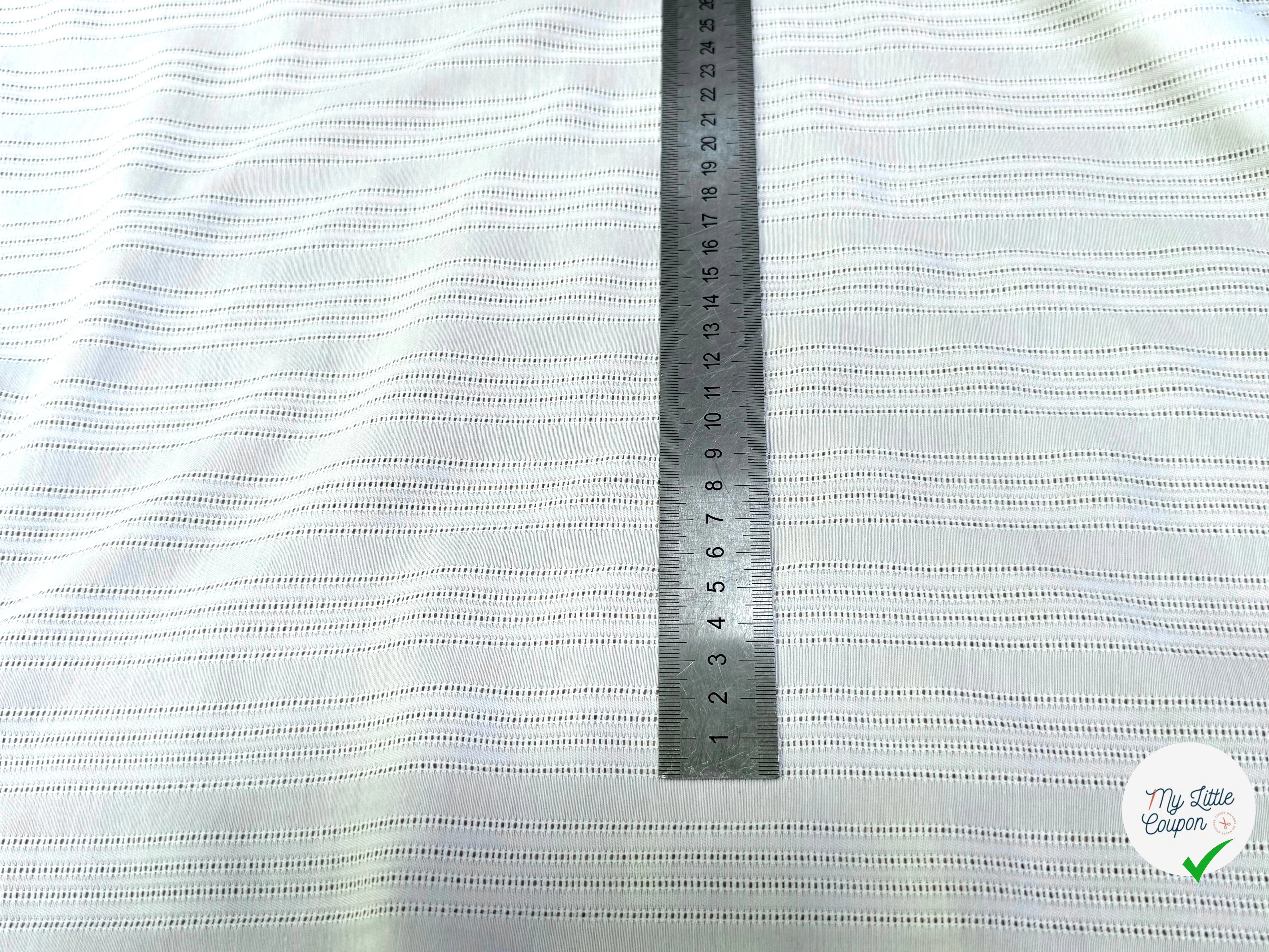COTON BRODÉ MAGNIFIQUE BLANC - My Little Coupon