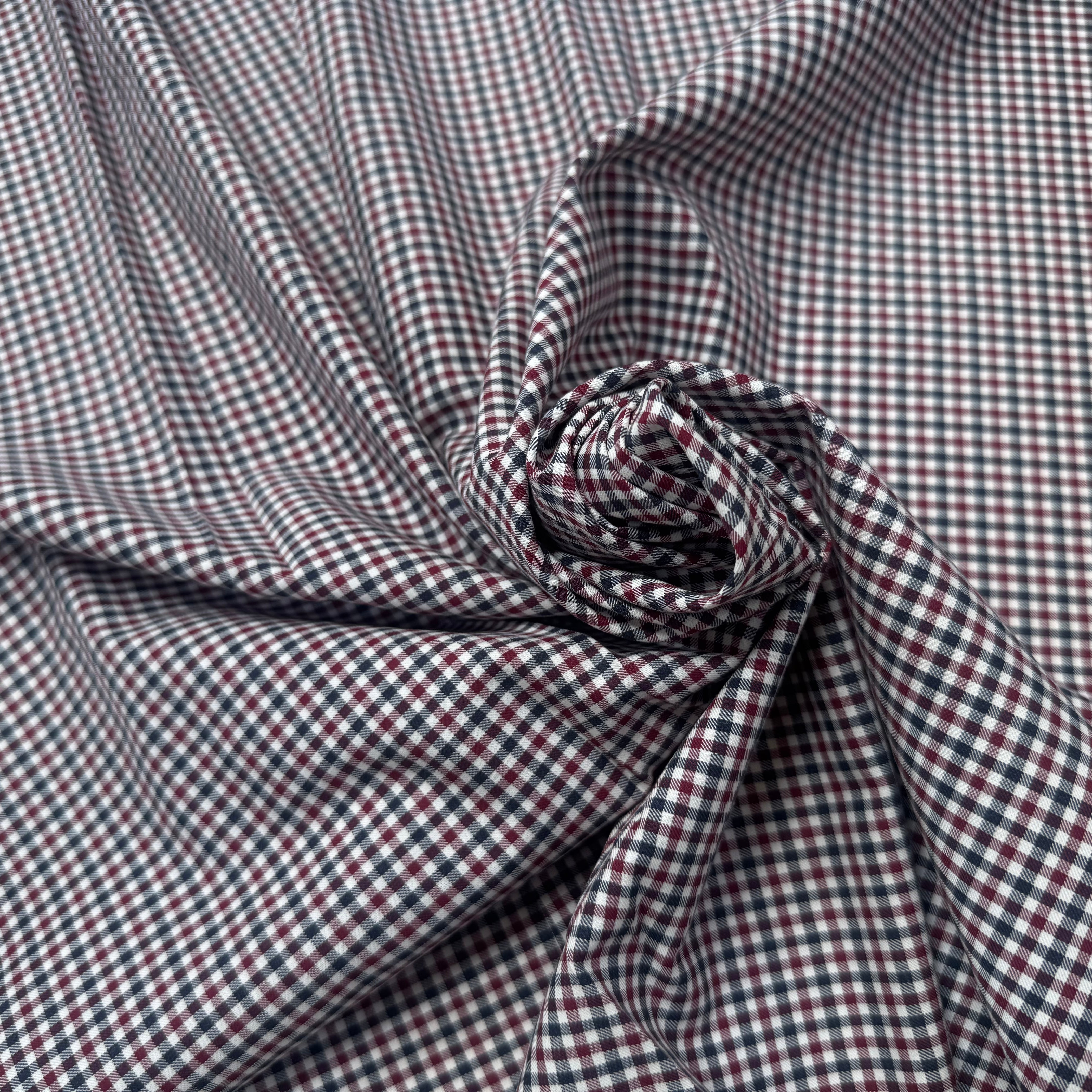 COTON CHEMISE A PETITS CARREAUX - My Little Coupon