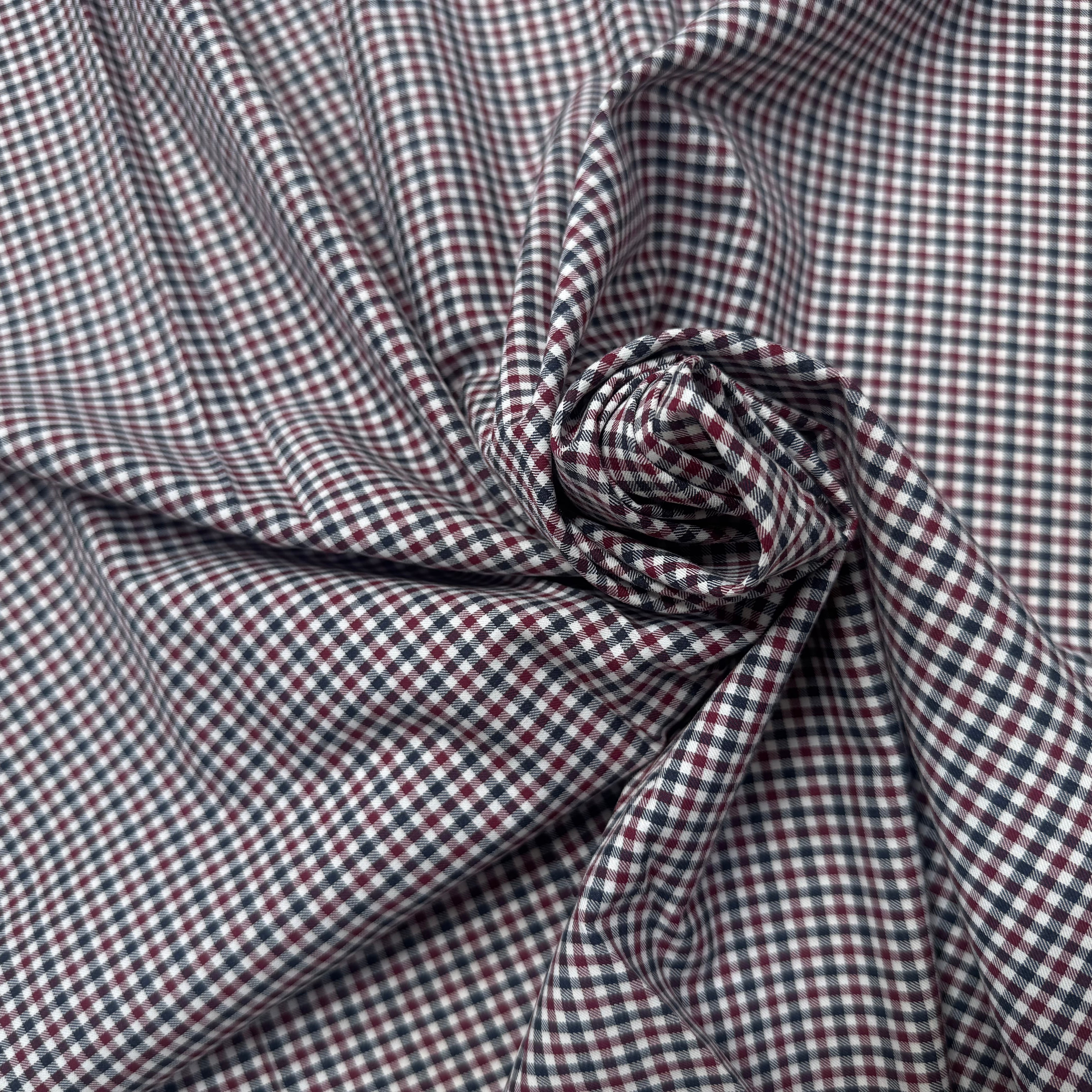 COTON CHEMISE A PETITS CARREAUX - My Little Coupon