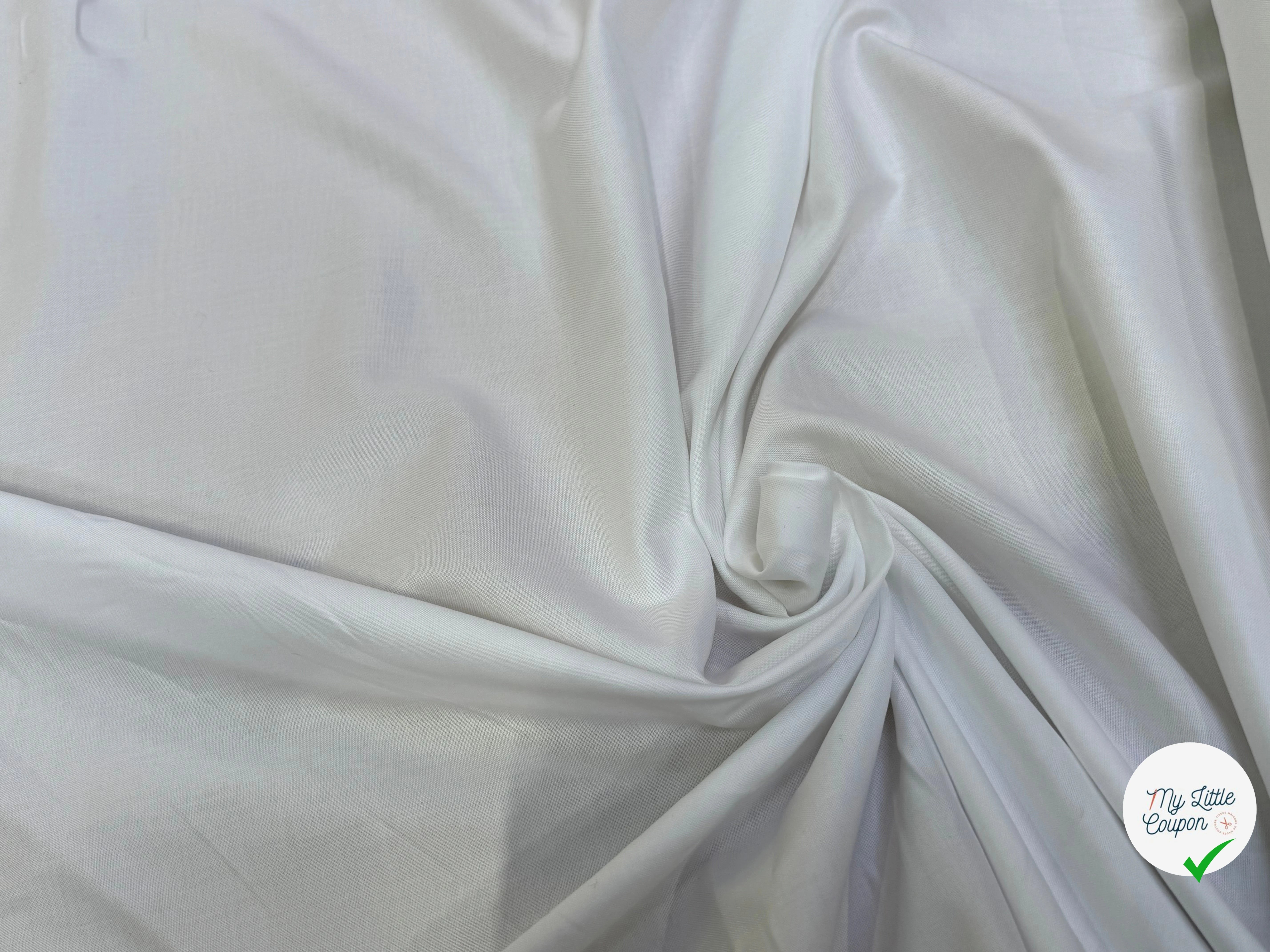 COTON CHEMISE BLANC ASPECT OXFORD - My Little Coupon