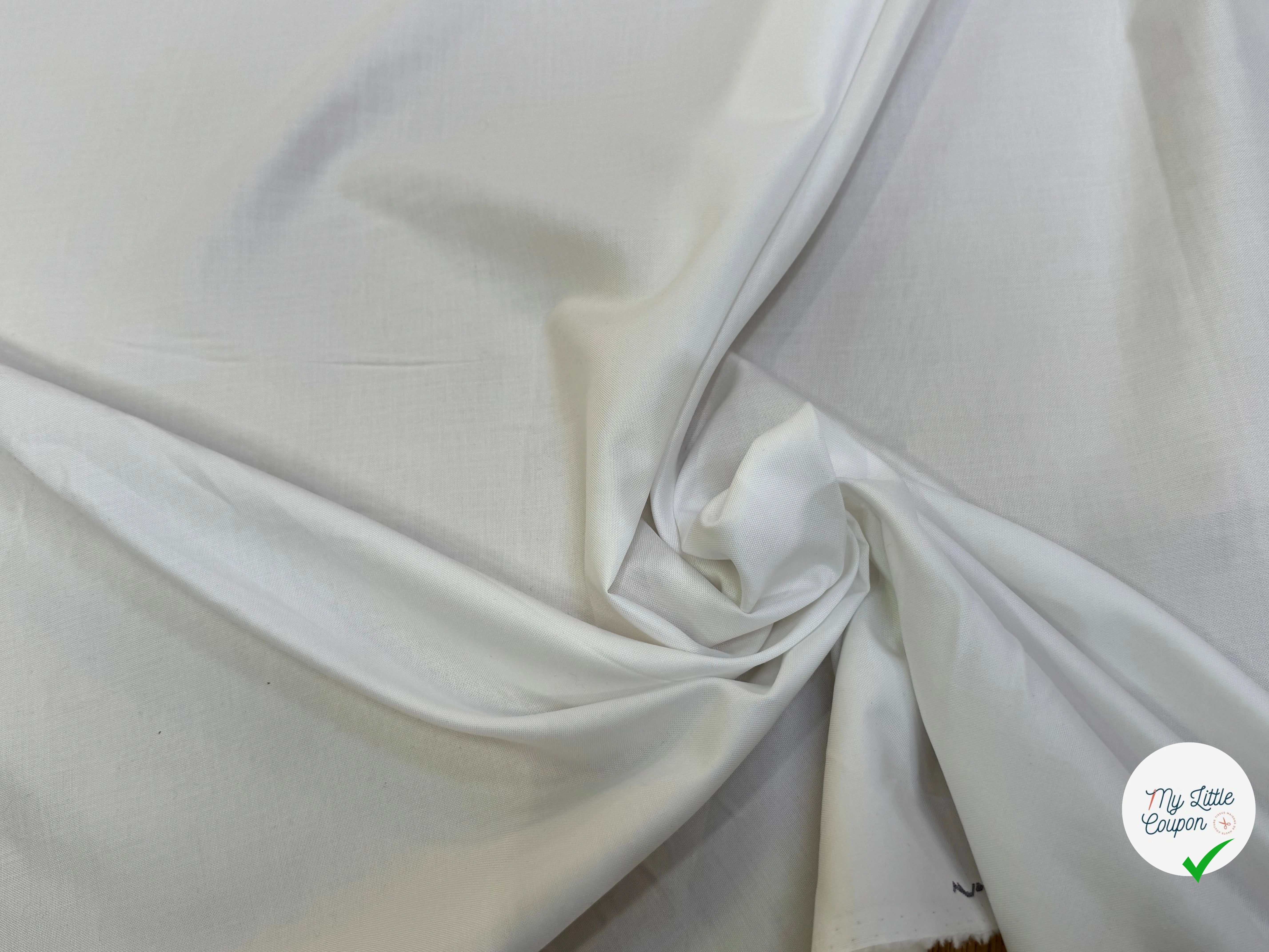 COTON CHEMISE BLANC ASPECT OXFORD - My Little Coupon