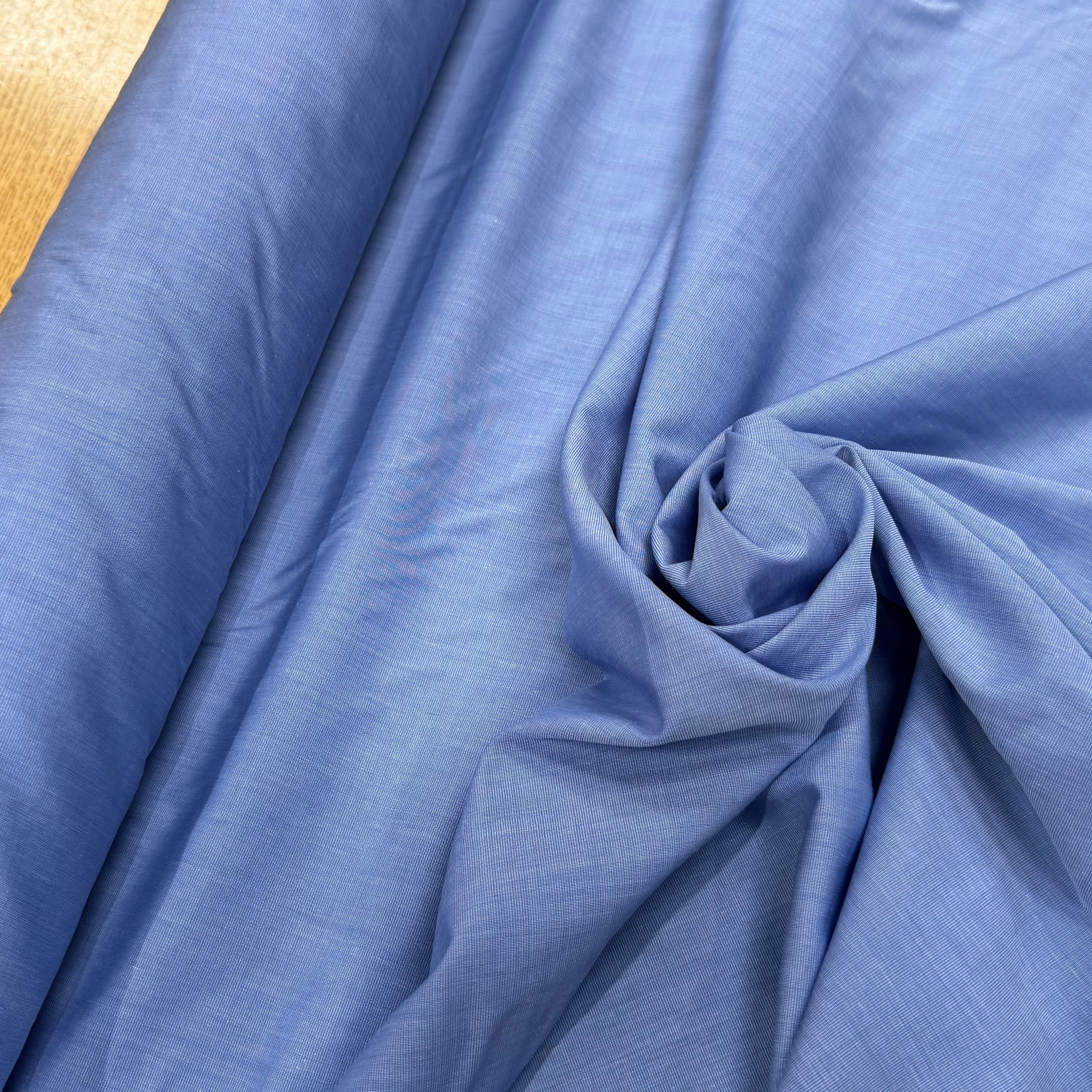 COTON CHEMISE ESPRIT OXFORD BLEU - My Little Coupon