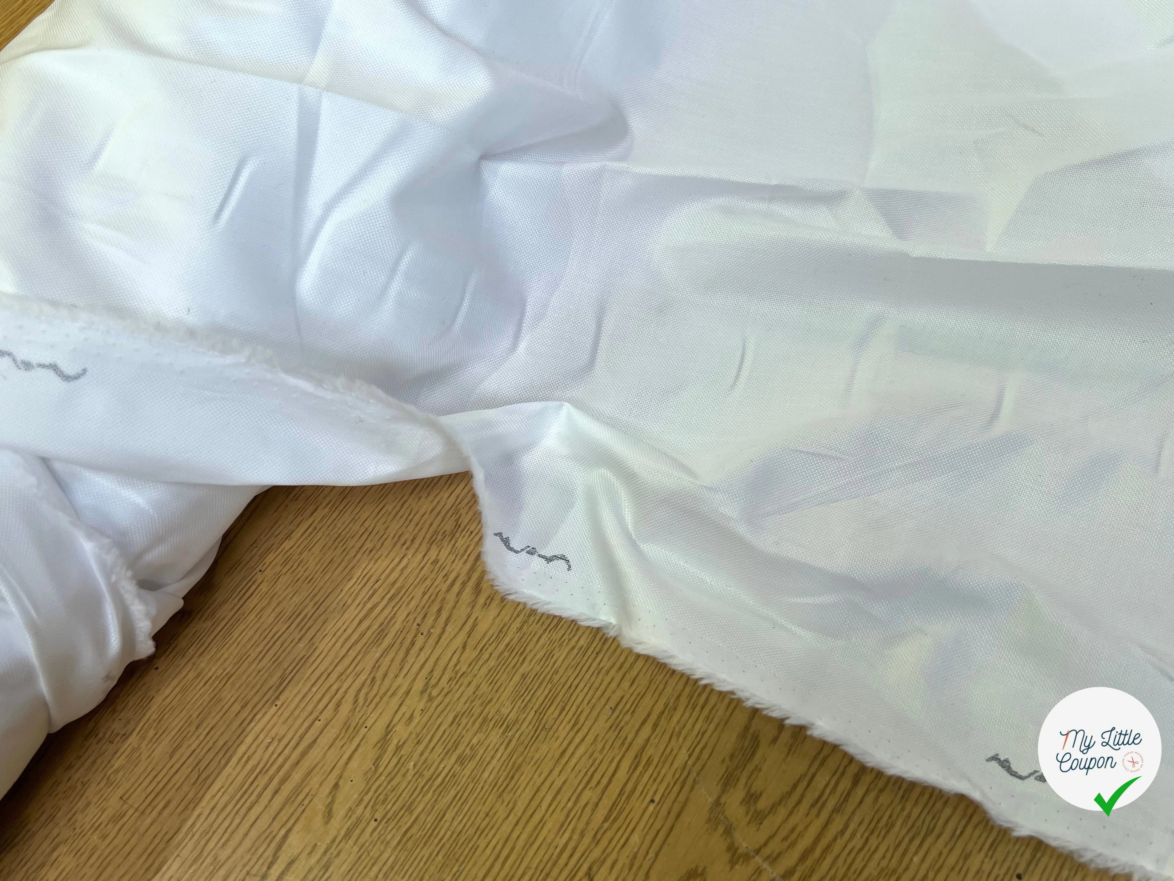 COTON CHEMISE PIQUÉ BLANC NEIGE - My Little Coupon