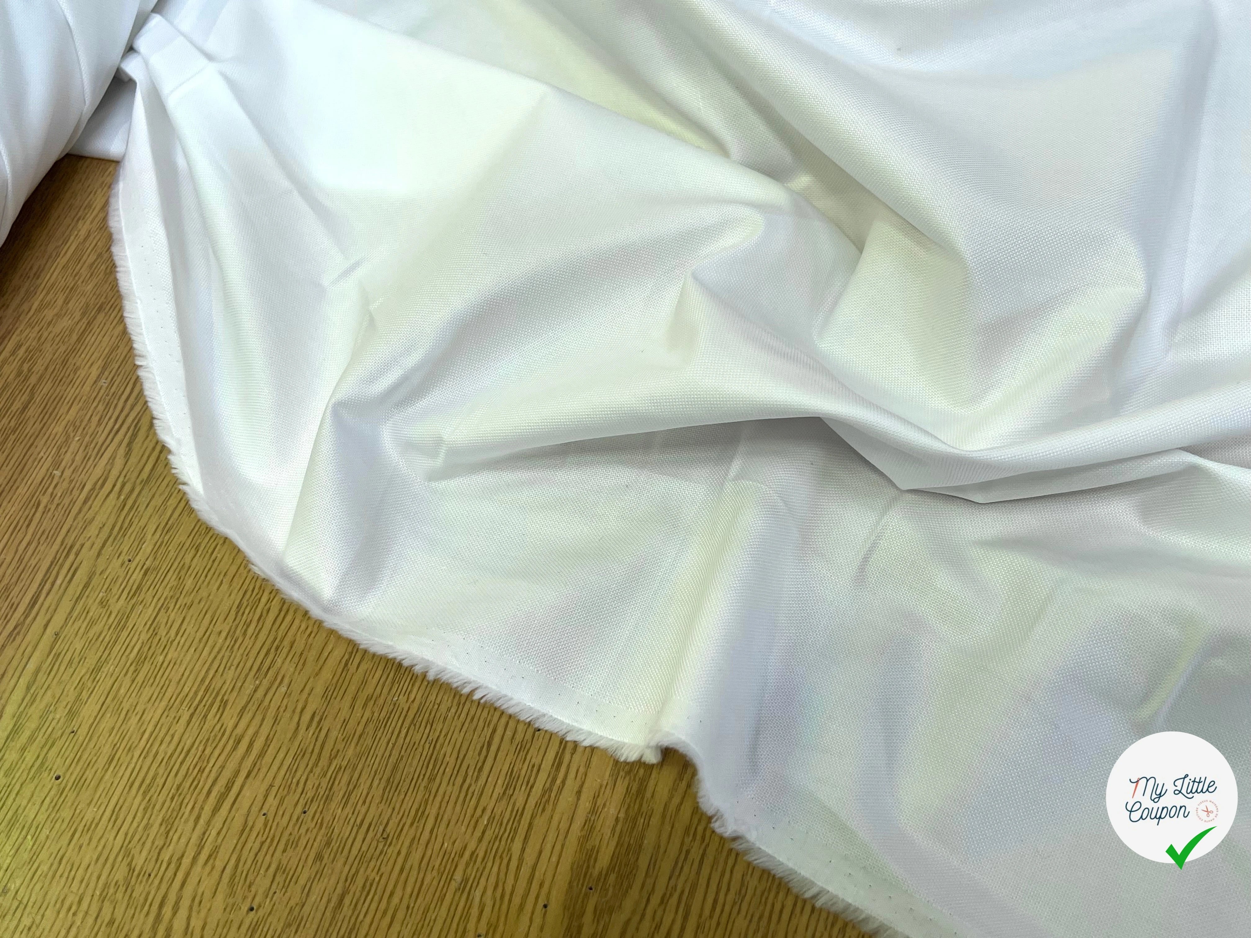 COTON CHEMISE PIQUÉ BLANC NEIGE - My Little Coupon