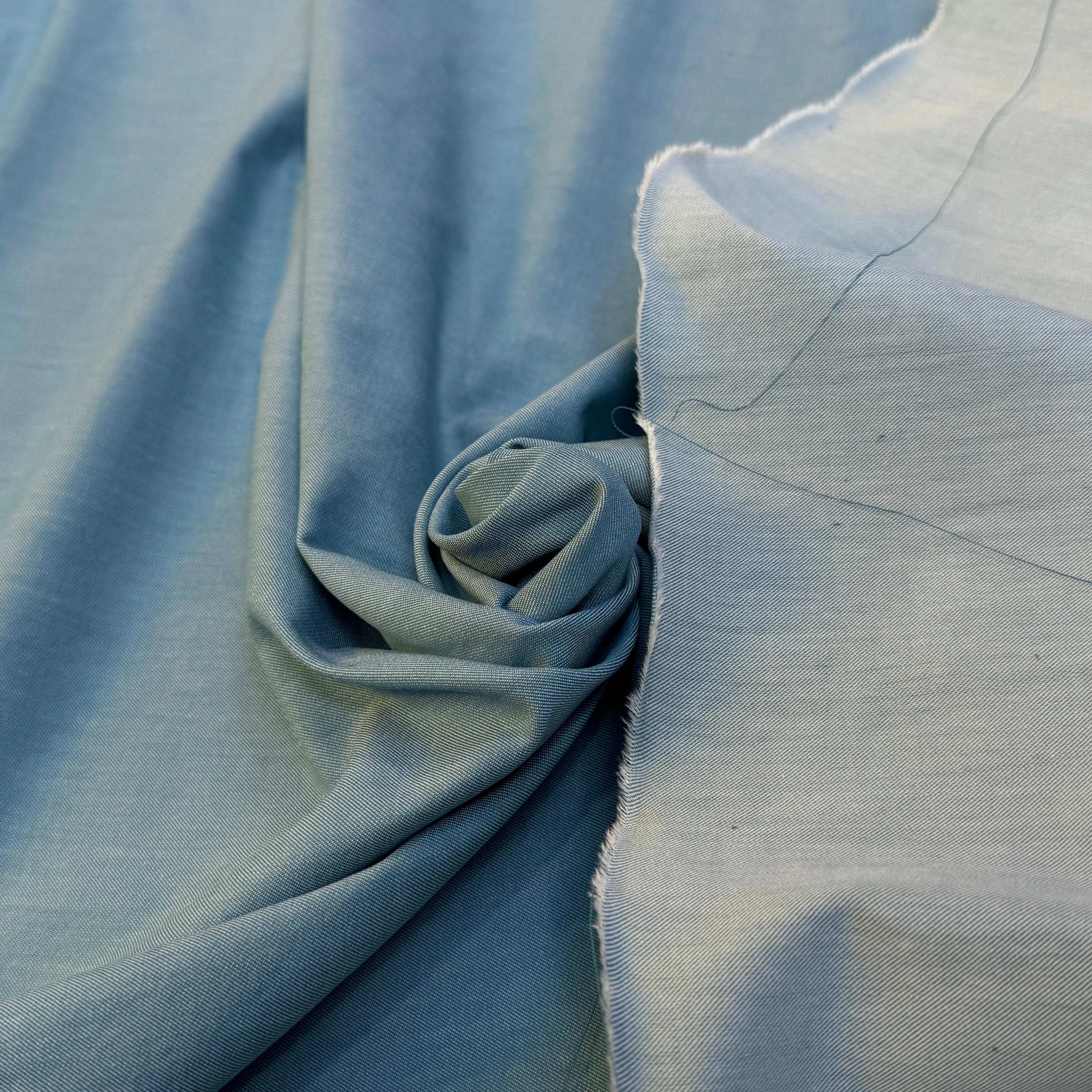 COTON CHEMISE SERGÉ BLEU BELLE TENUE - My Little Coupon