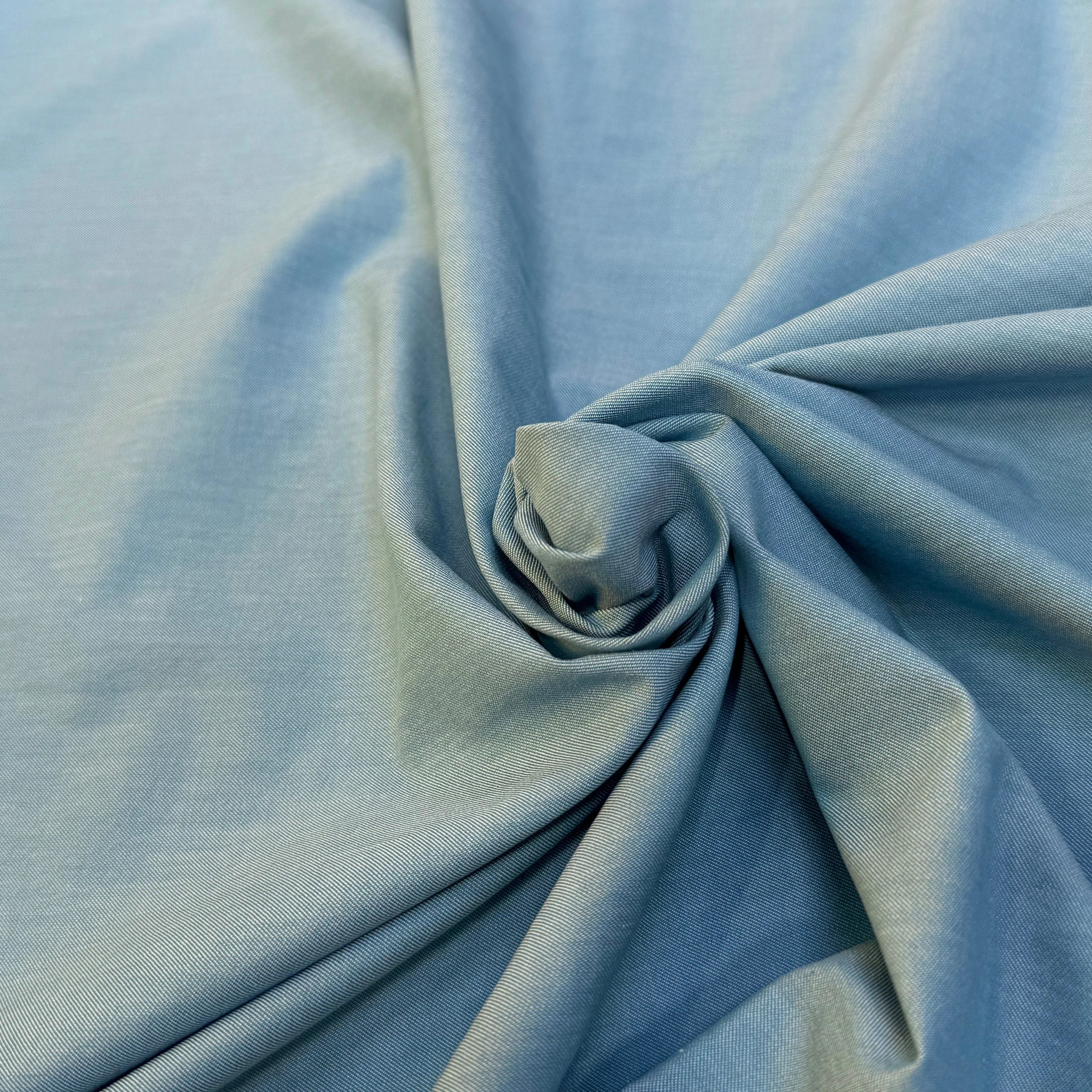 COTON CHEMISE SERGÉ BLEU BELLE TENUE - My Little Coupon
