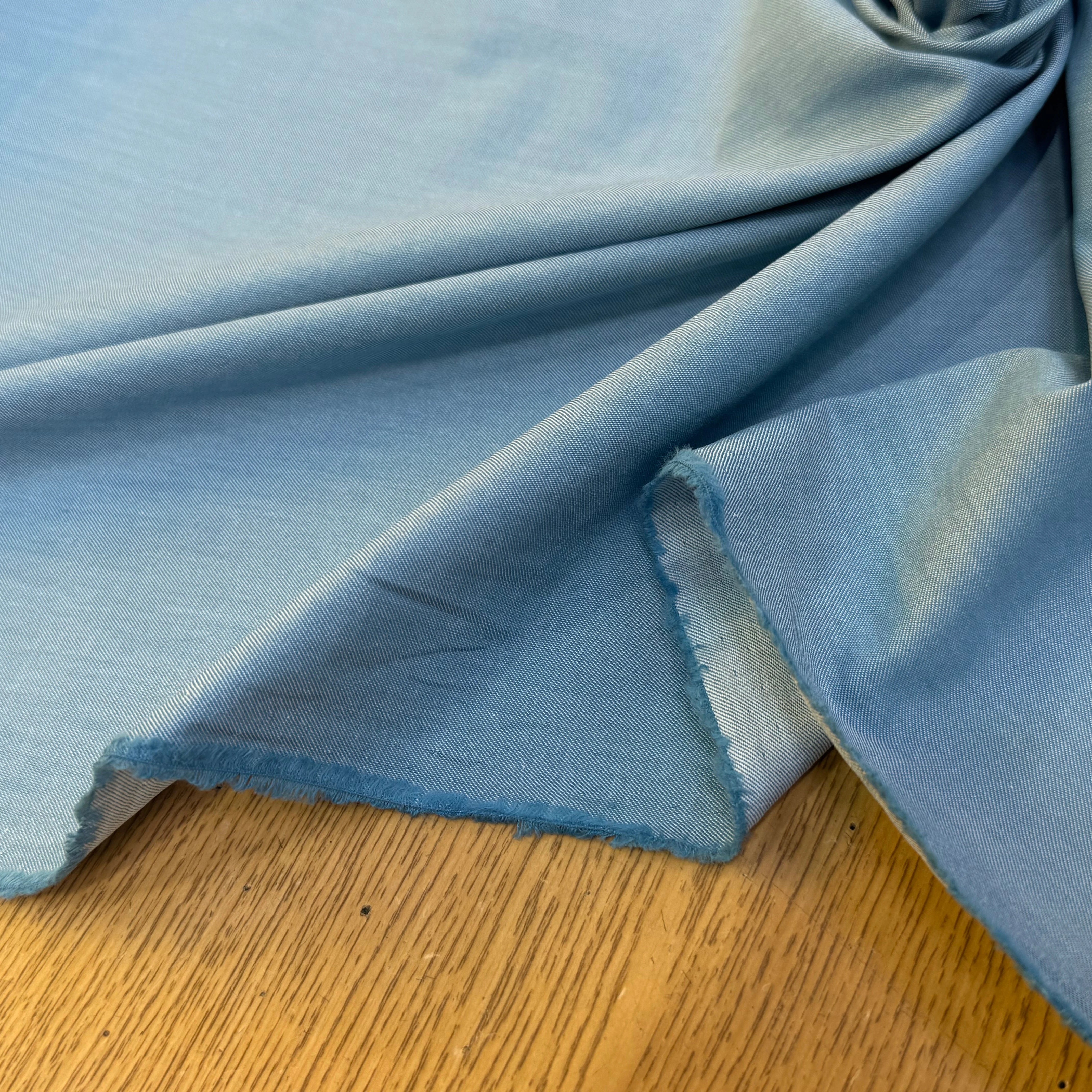 COTON CHEMISE SERGÉ BLEU BELLE TENUE - My Little Coupon