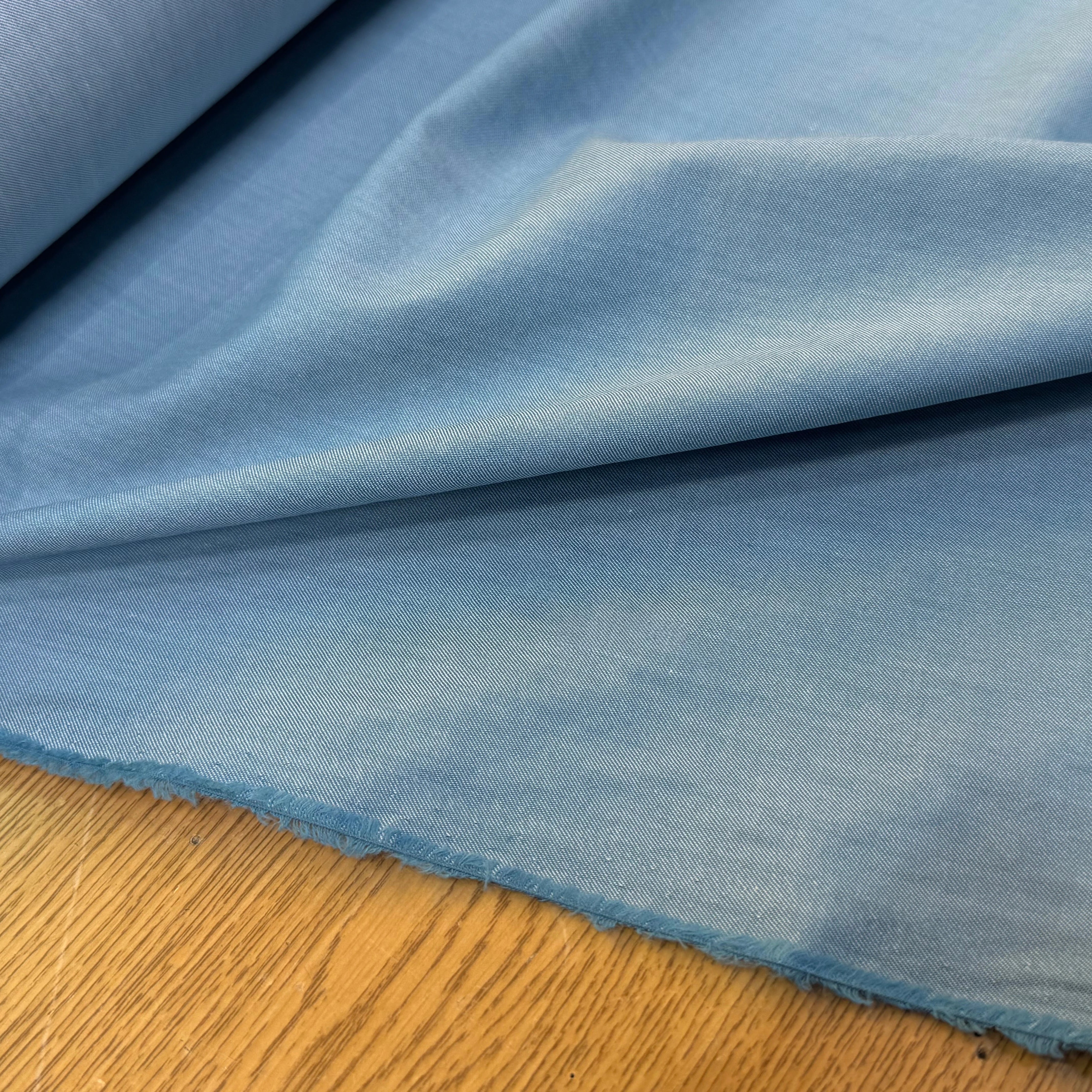COTON CHEMISE SERGÉ BLEU BELLE TENUE - My Little Coupon