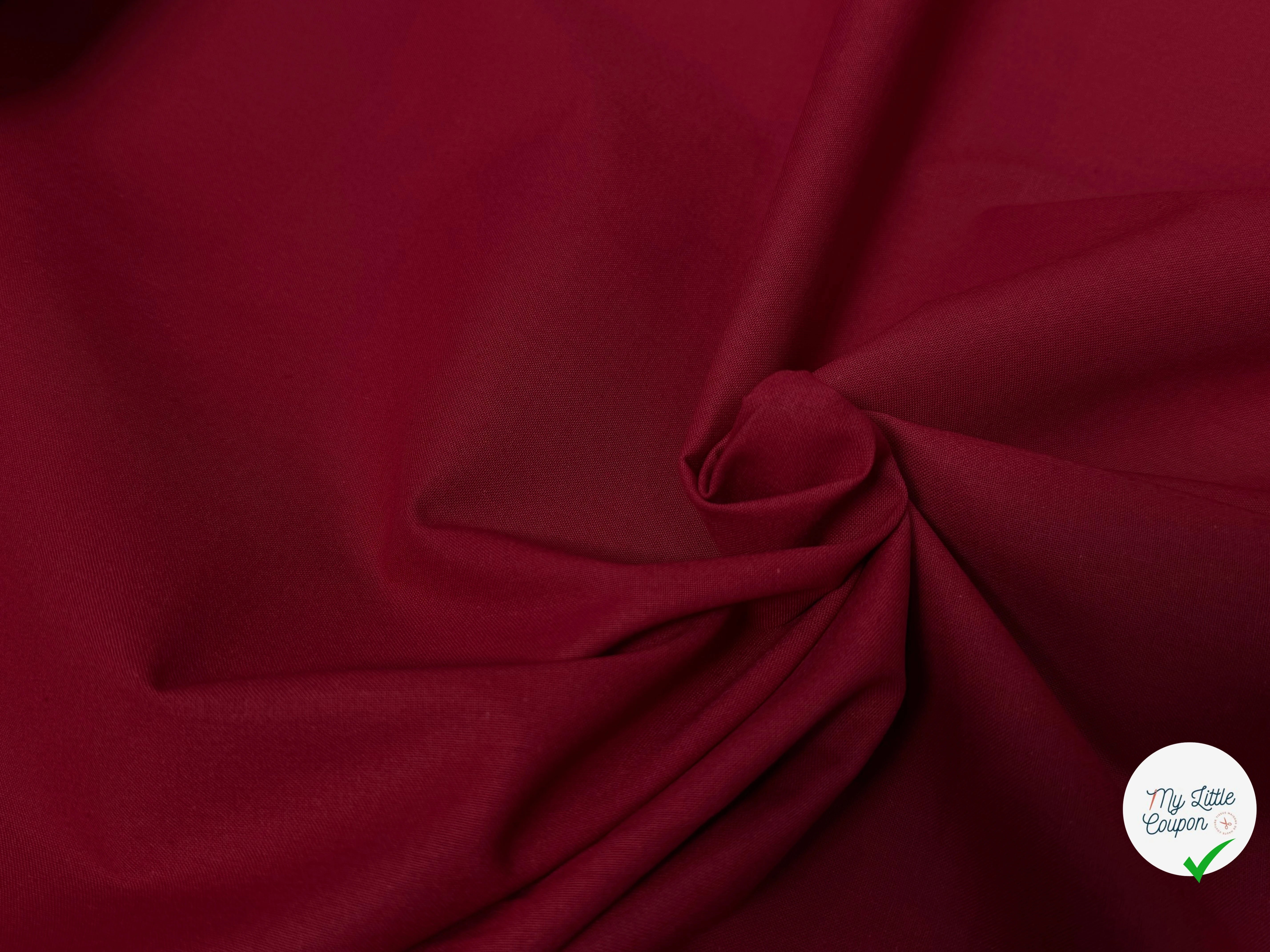 COTON CRETONNE JEKYLL BORDEAUX 243 - My Little Coupon