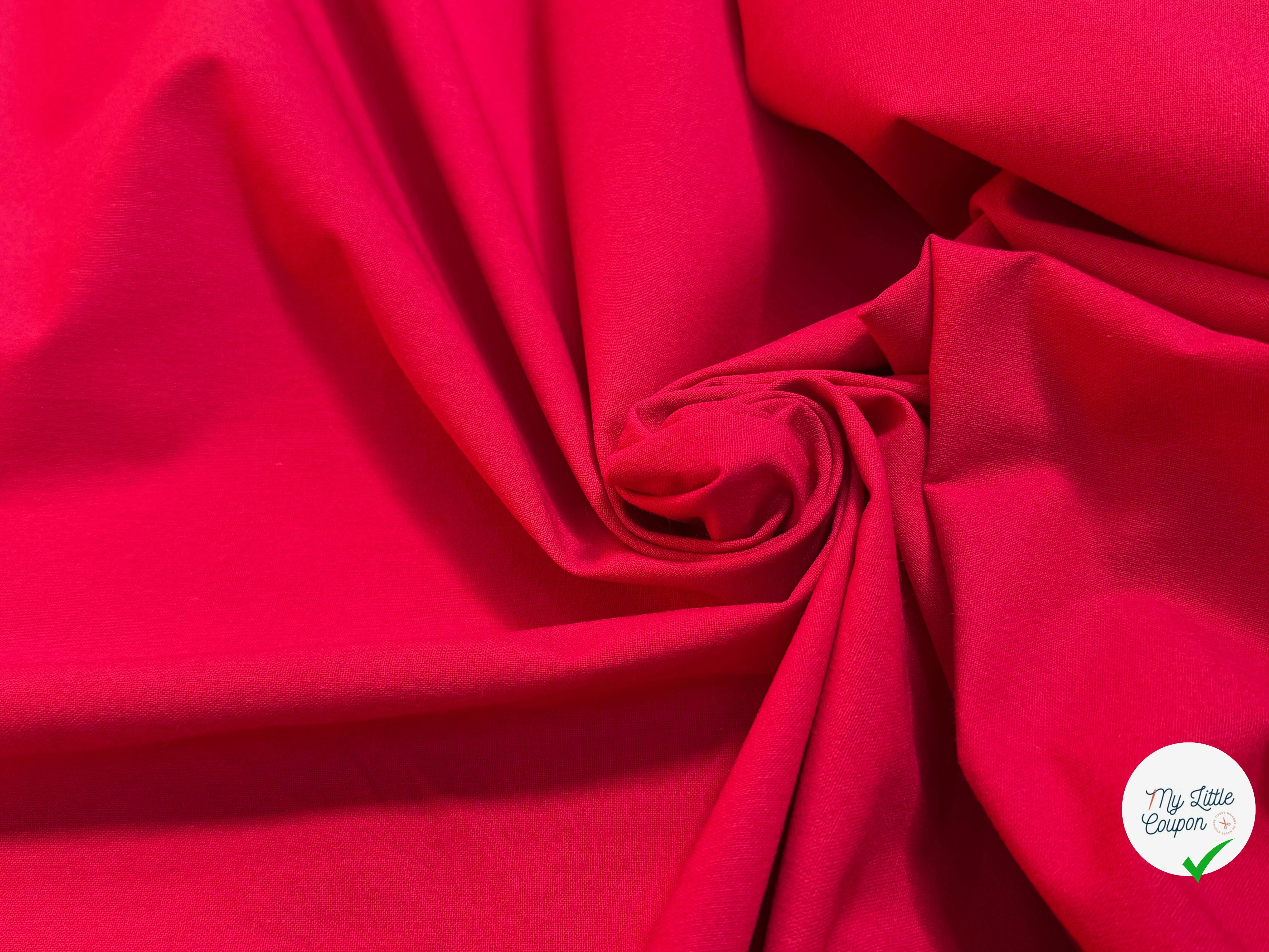 COTON CRETONNE JEKYLL CERISE 211 - My Little Coupon