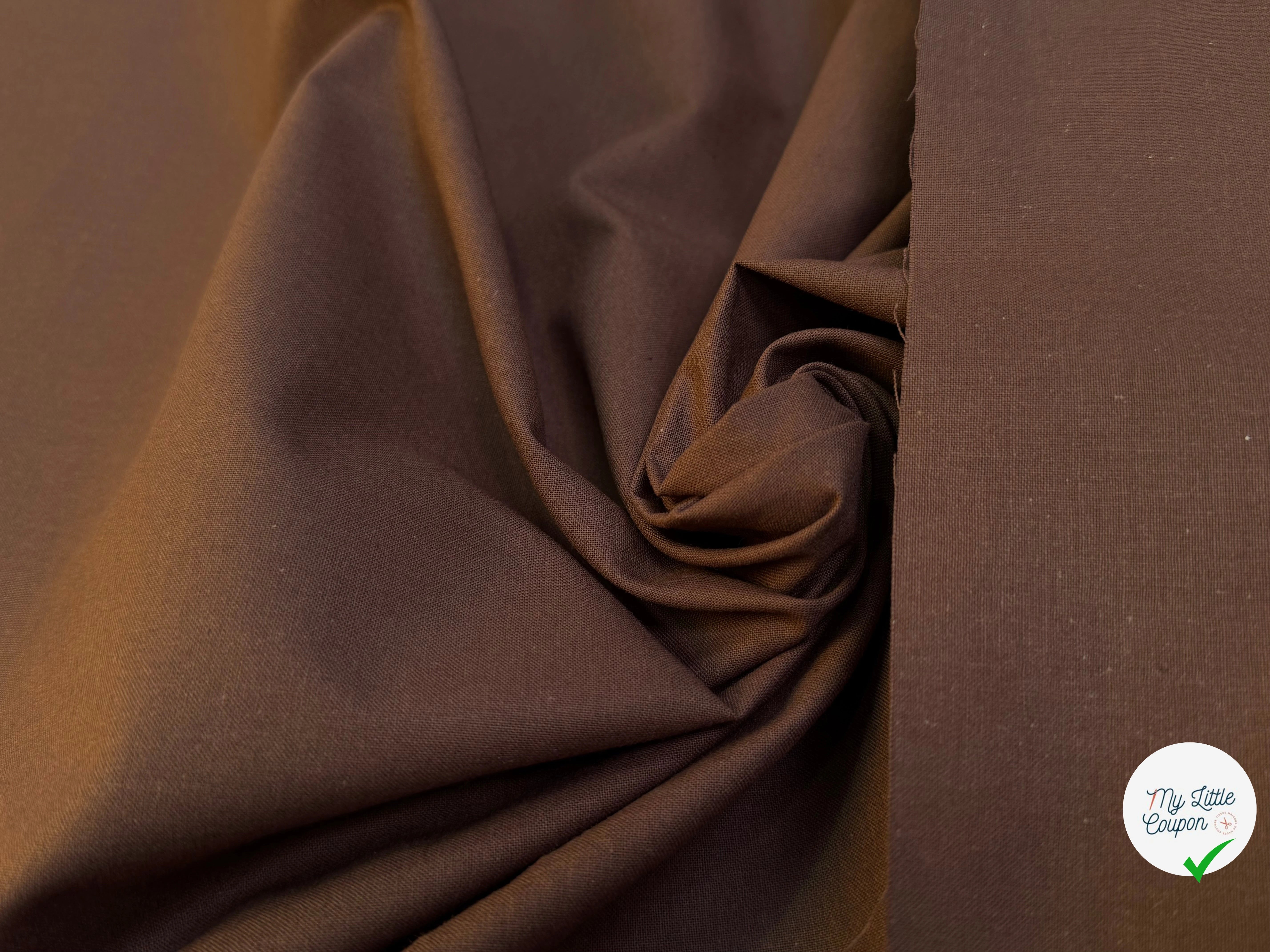 COTON CRETONNE JEKYLL CHOCOLAT 219 - My Little Coupon