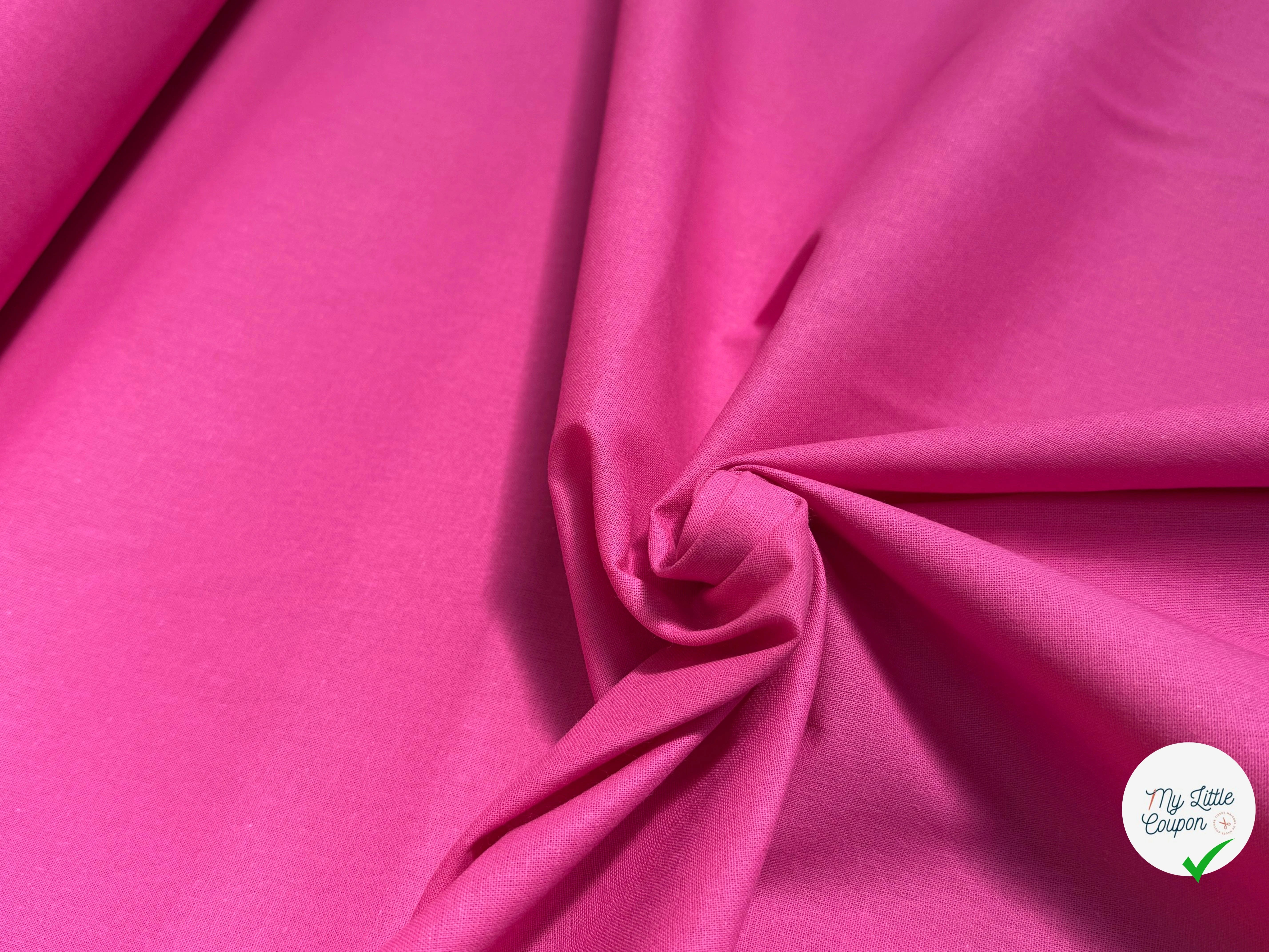 COTON CRETONNE JEKYLL FUCHSIA 208 - My Little Coupon