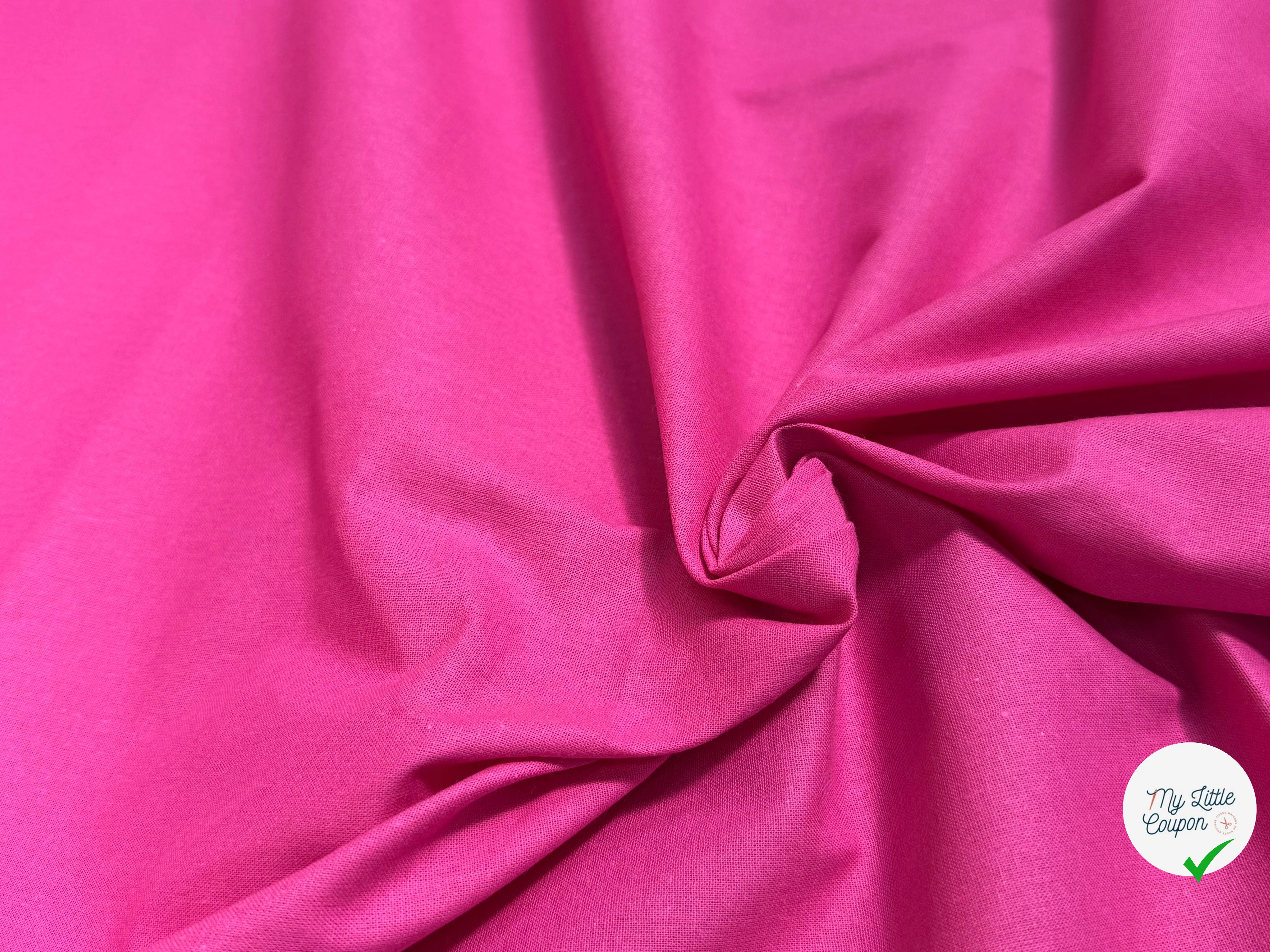 COTON CRETONNE JEKYLL FUCHSIA 208 - My Little Coupon