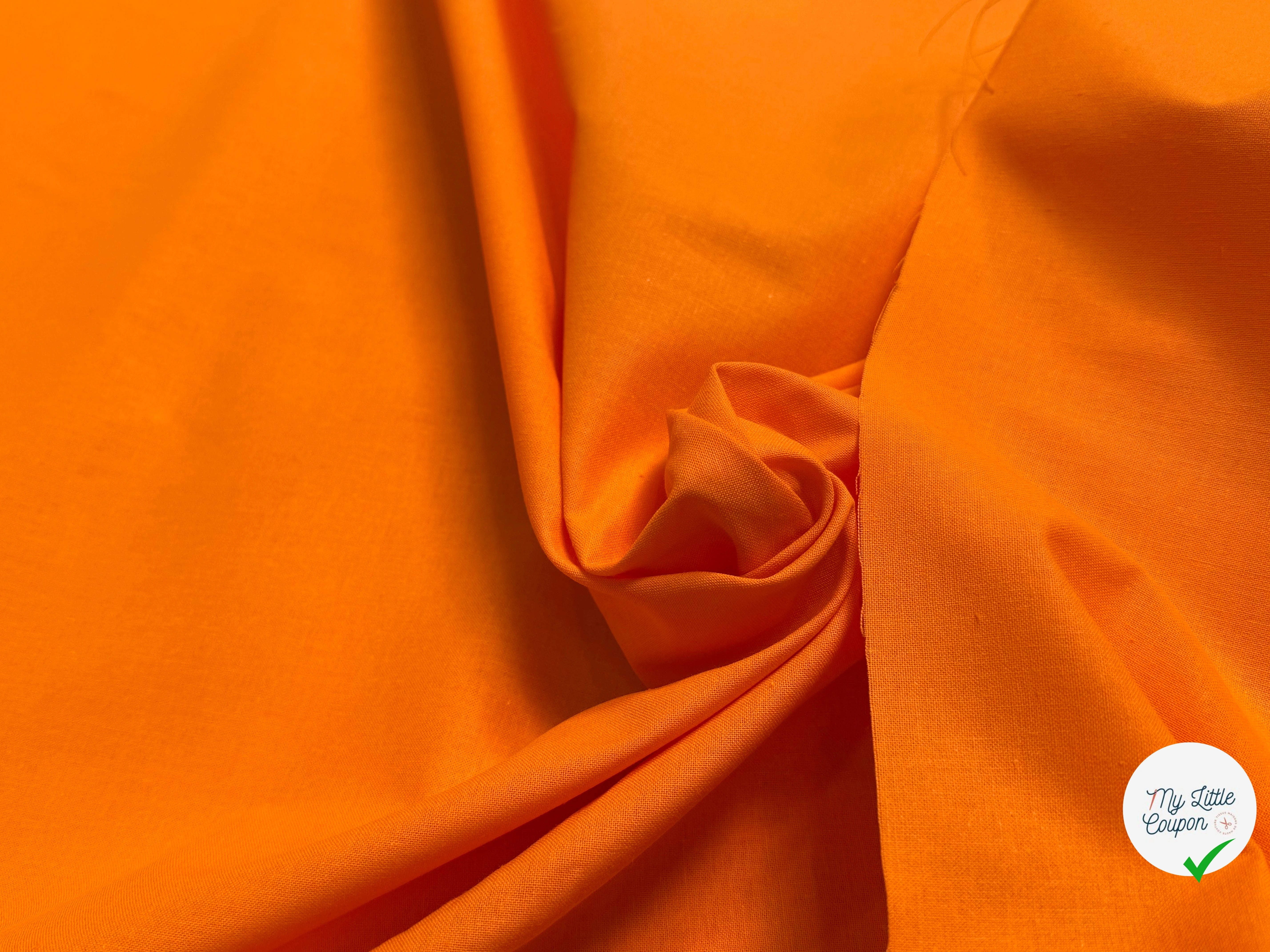 COTON CRETONNE JEKYLL ORANGE 213 - My Little Coupon
