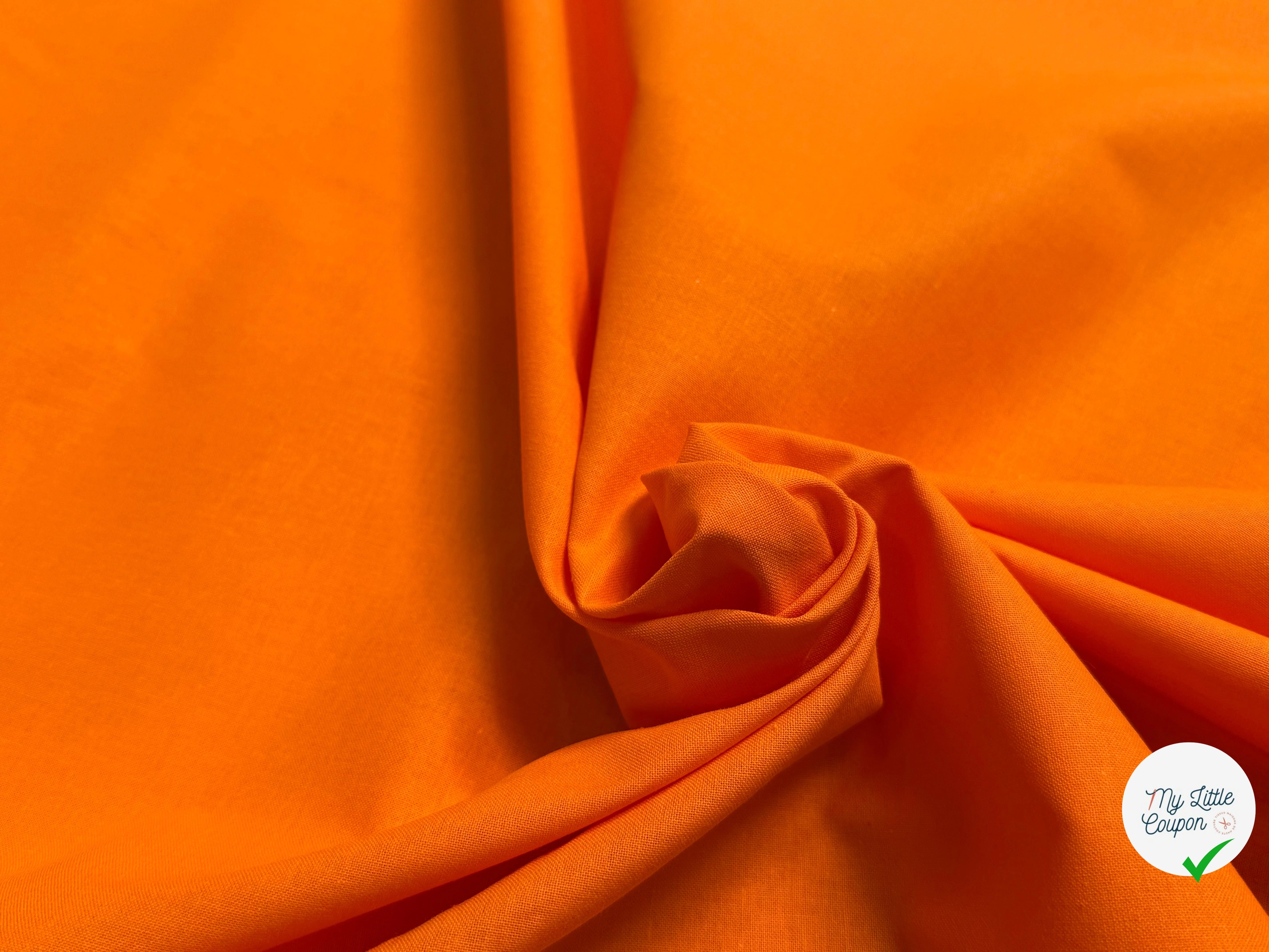 COTON CRETONNE JEKYLL ORANGE 213 - My Little Coupon