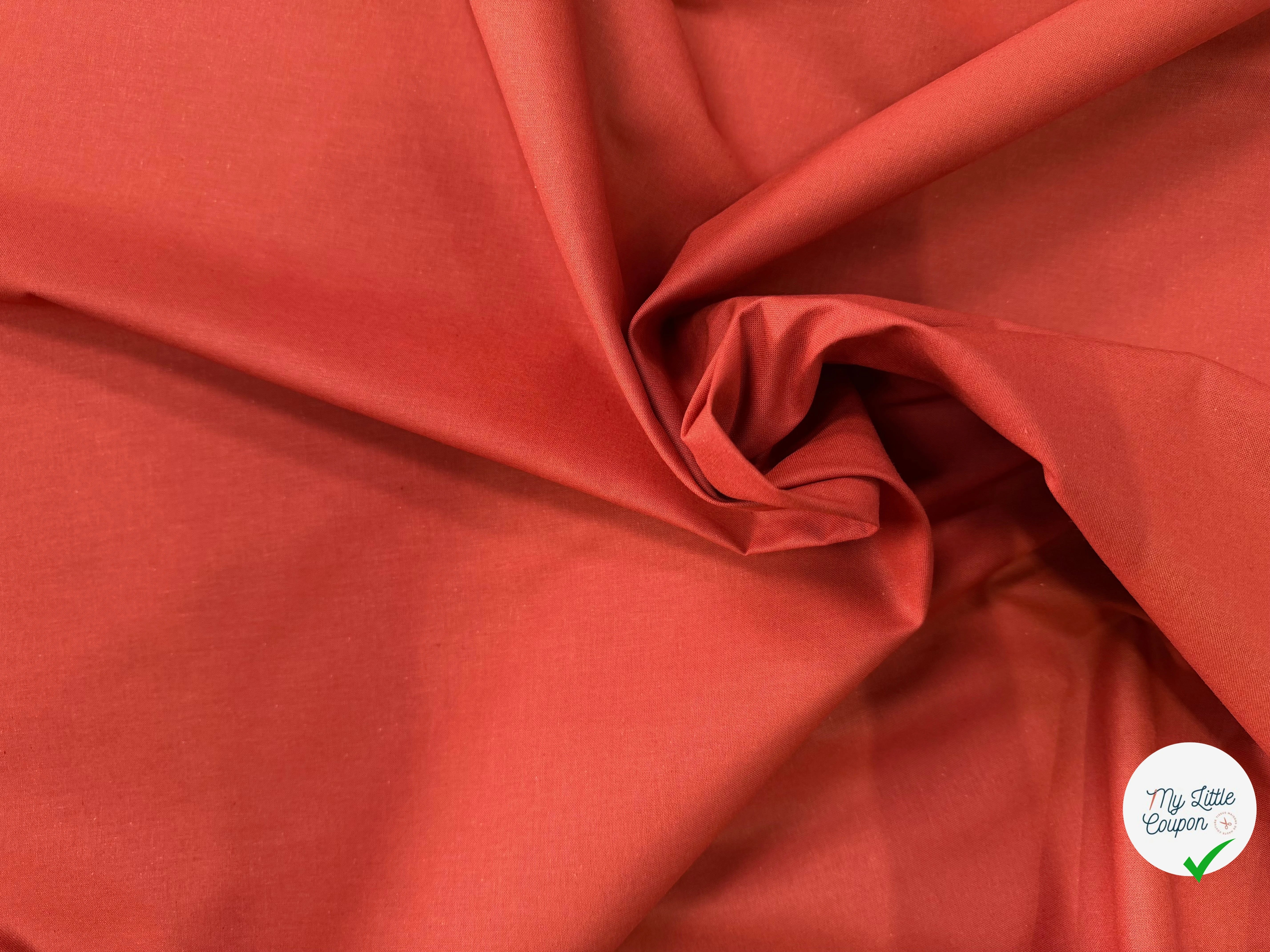 COTON CRETONNE JEKYLL TERRACOTTA 306 - My Little Coupon