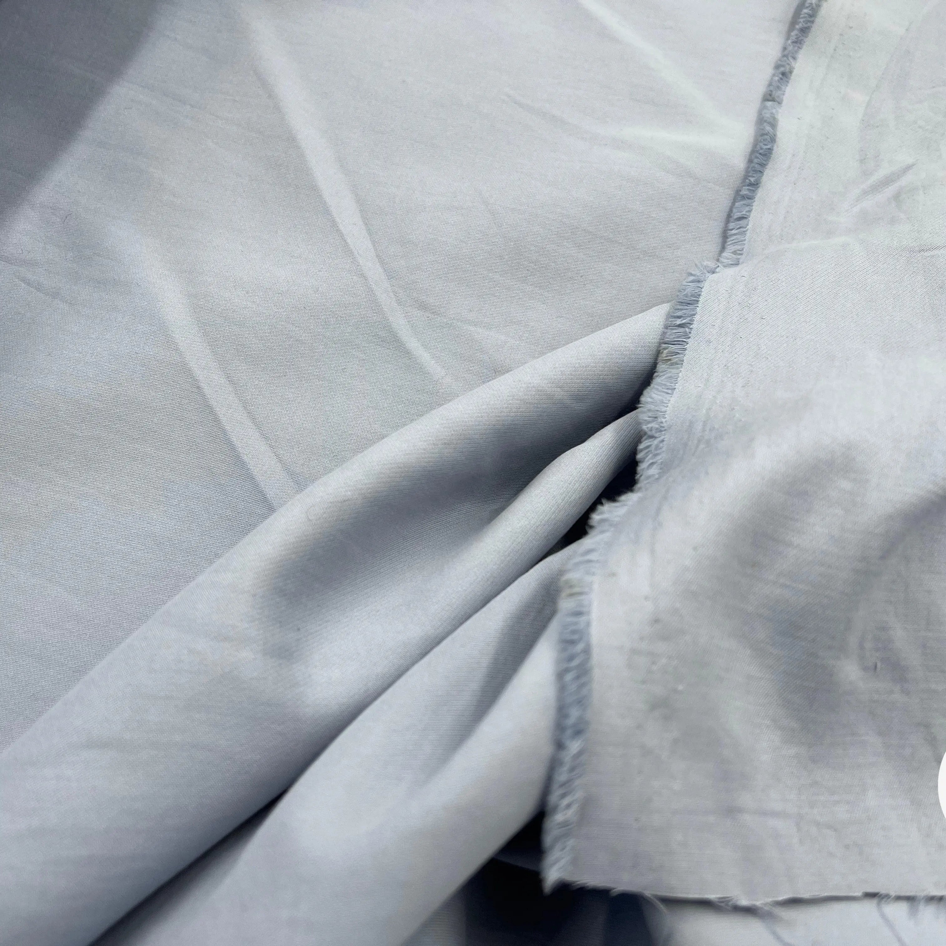 COTON DOUBLE ÉTOFFE WASHED BLEU CIEL - My Little Coupon - tissu - coudre