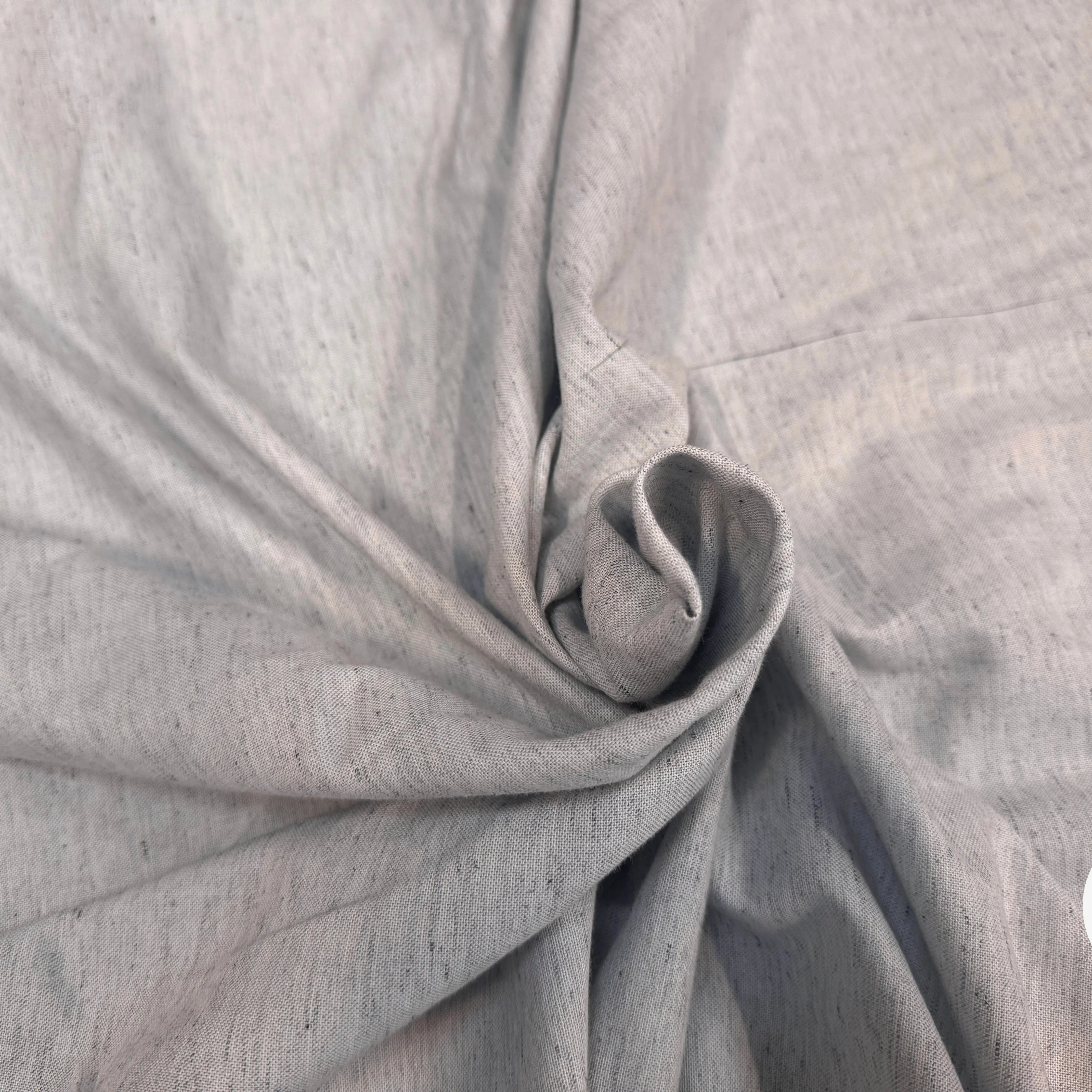 COTON DUVETEUX MOUCHETÉ SOMELIOS GRIS BLEU - My Little Coupon