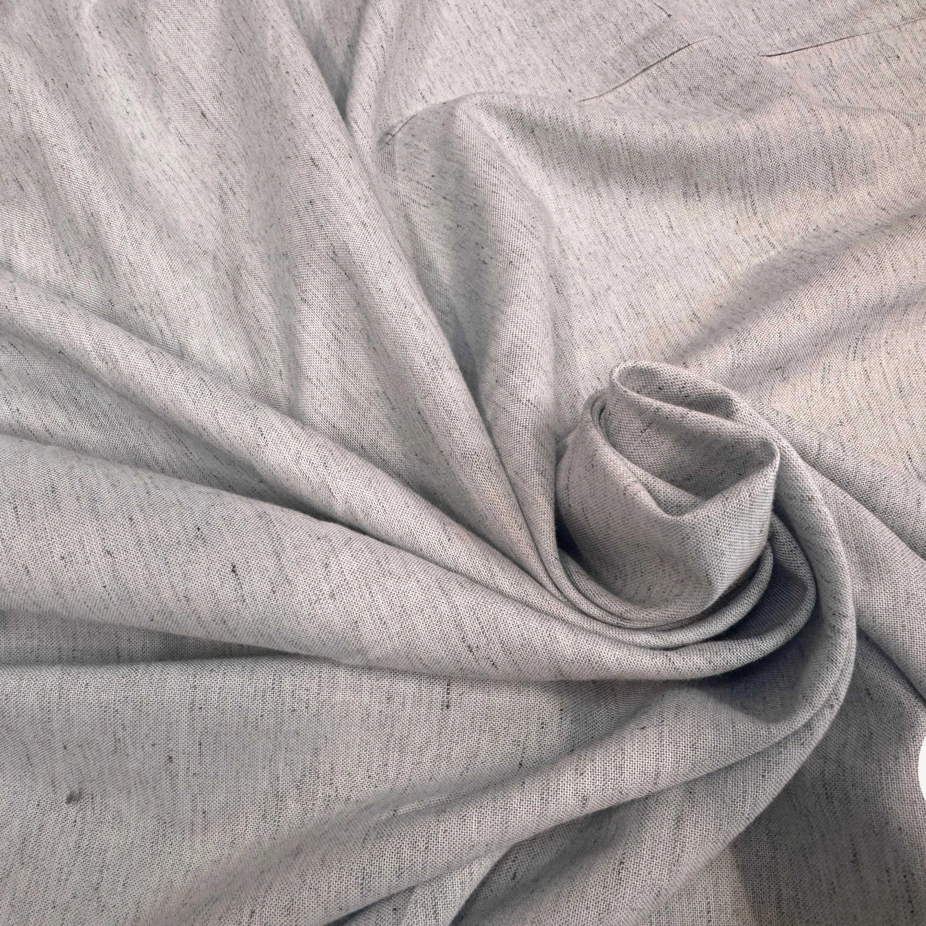 COTON DUVETEUX MOUCHETÉ SOMELIOS GRIS BLEU - My Little Coupon