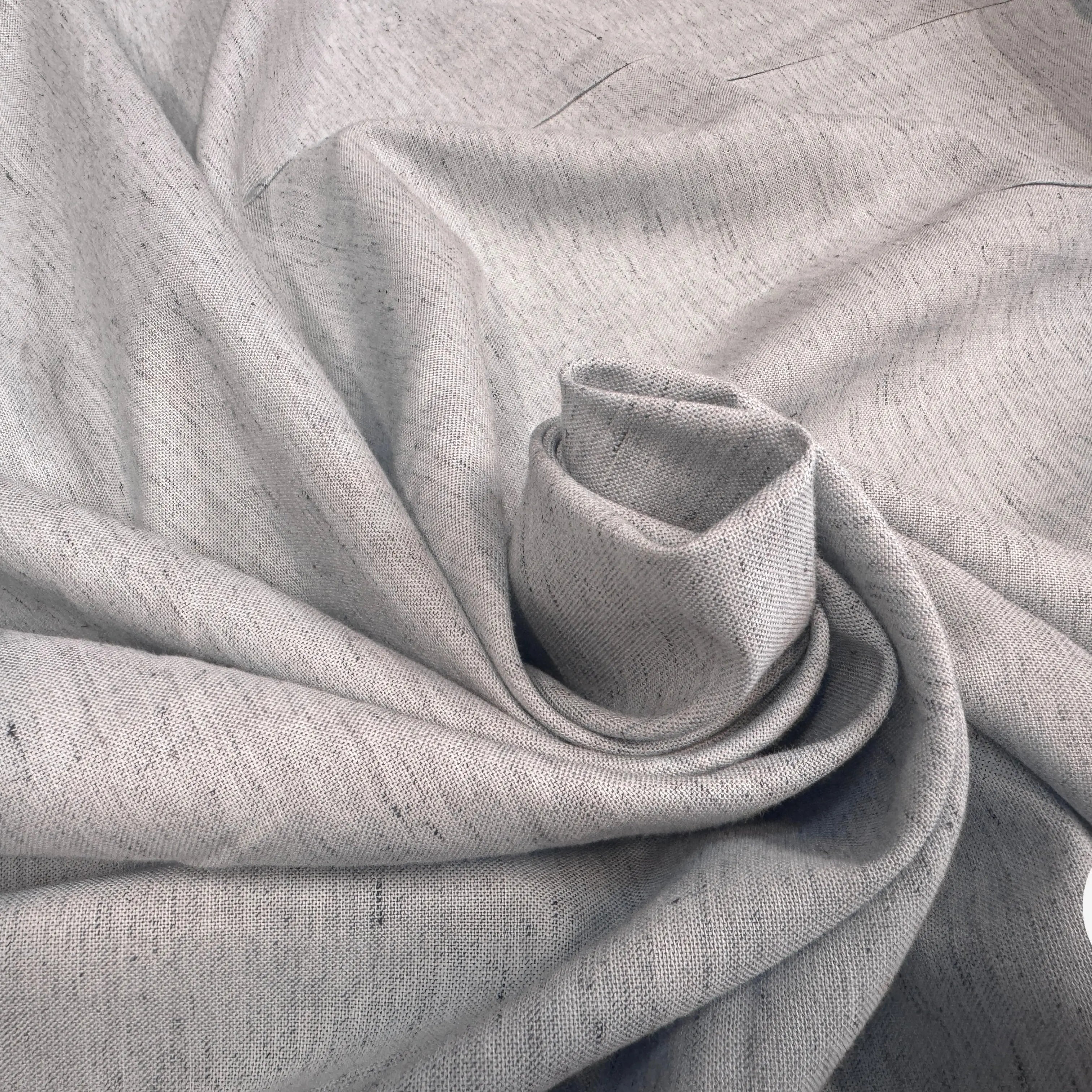 COTON DUVETEUX MOUCHETÉ SOMELIOS GRIS BLEU - My Little Coupon