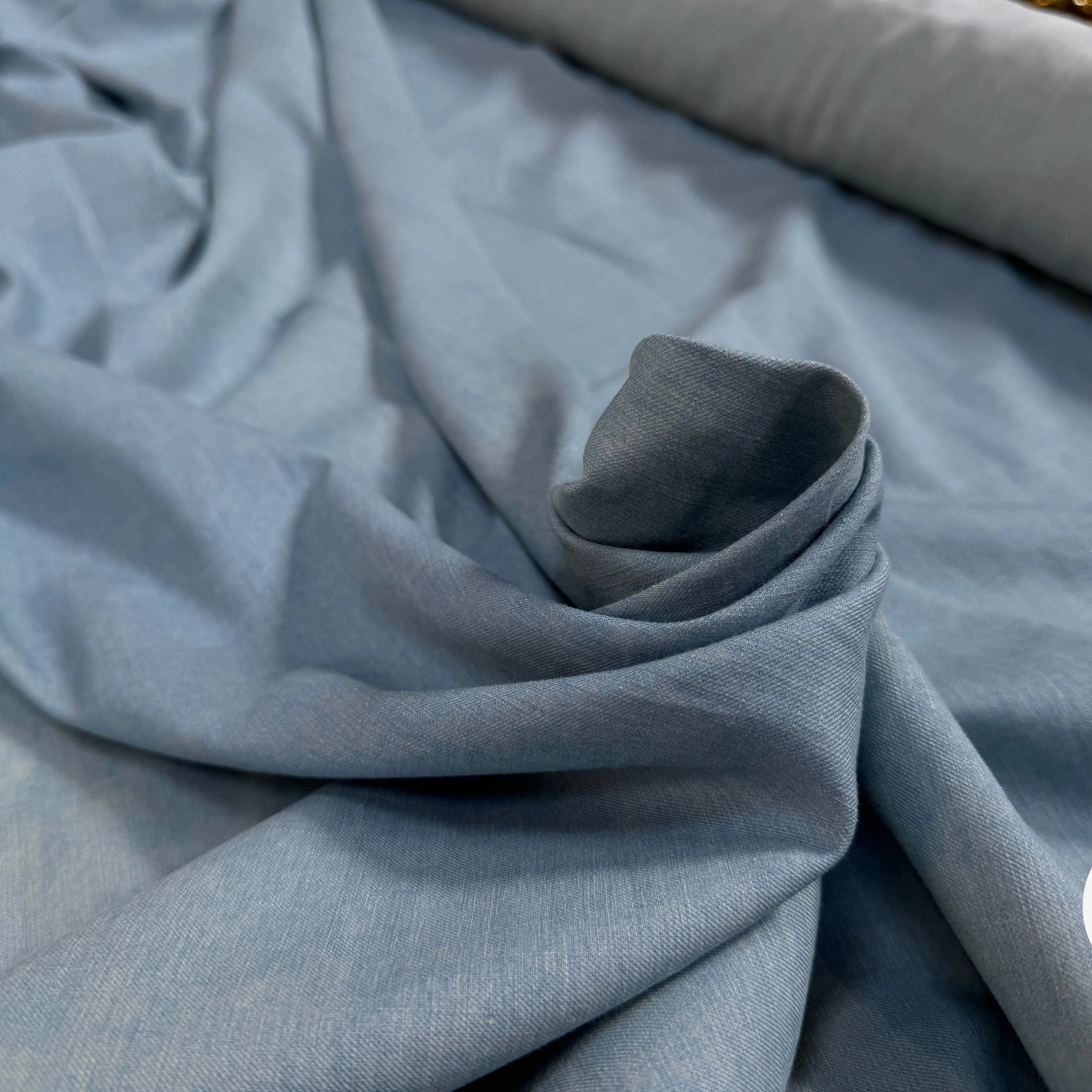 COTON DUVETEUX STONE JAVELISE INDIGO - My Little Coupon