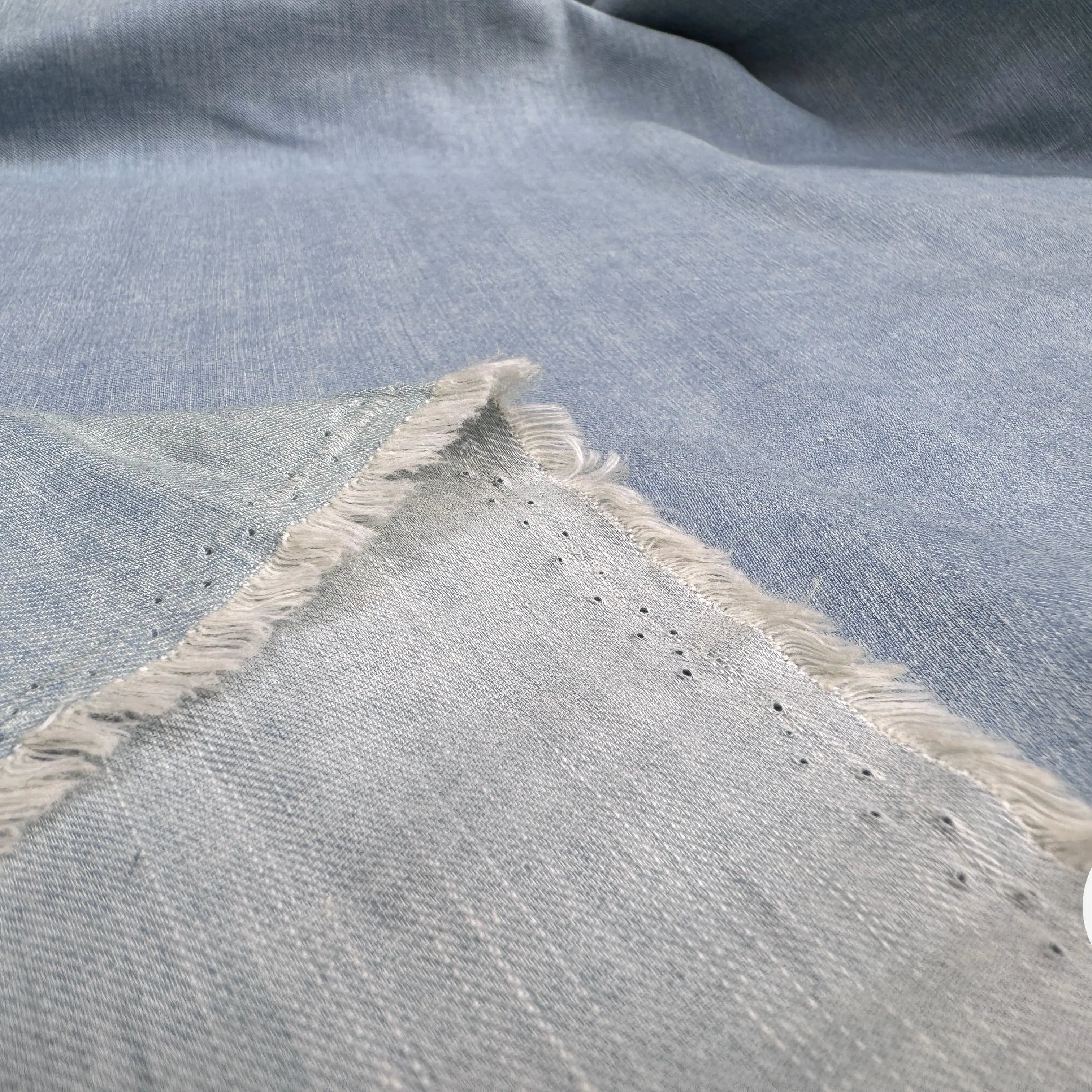 COTON DUVETEUX STONE JAVELISE INDIGO - My Little Coupon