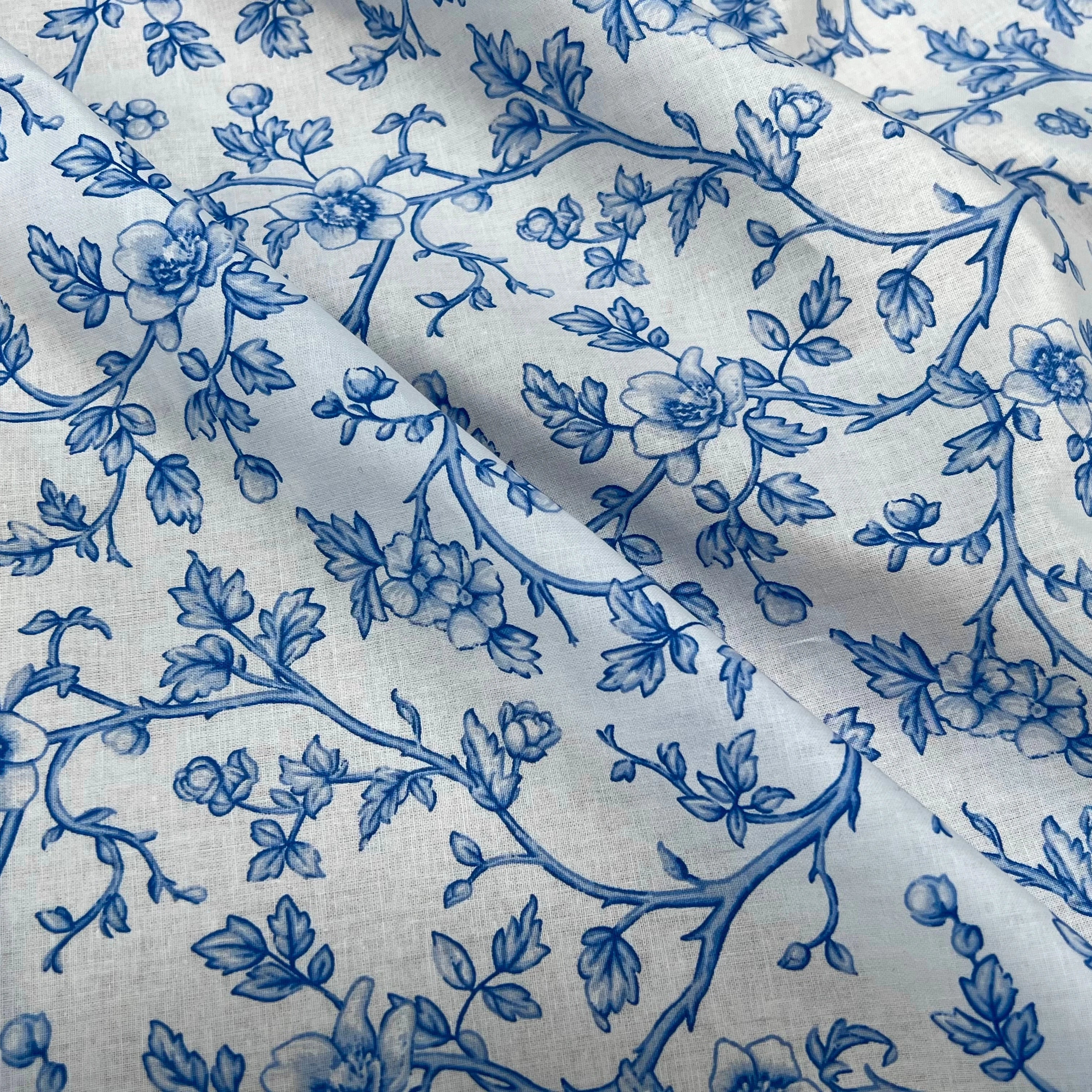 COTON ELISABETH BLEU 150 CM - My Little Coupon