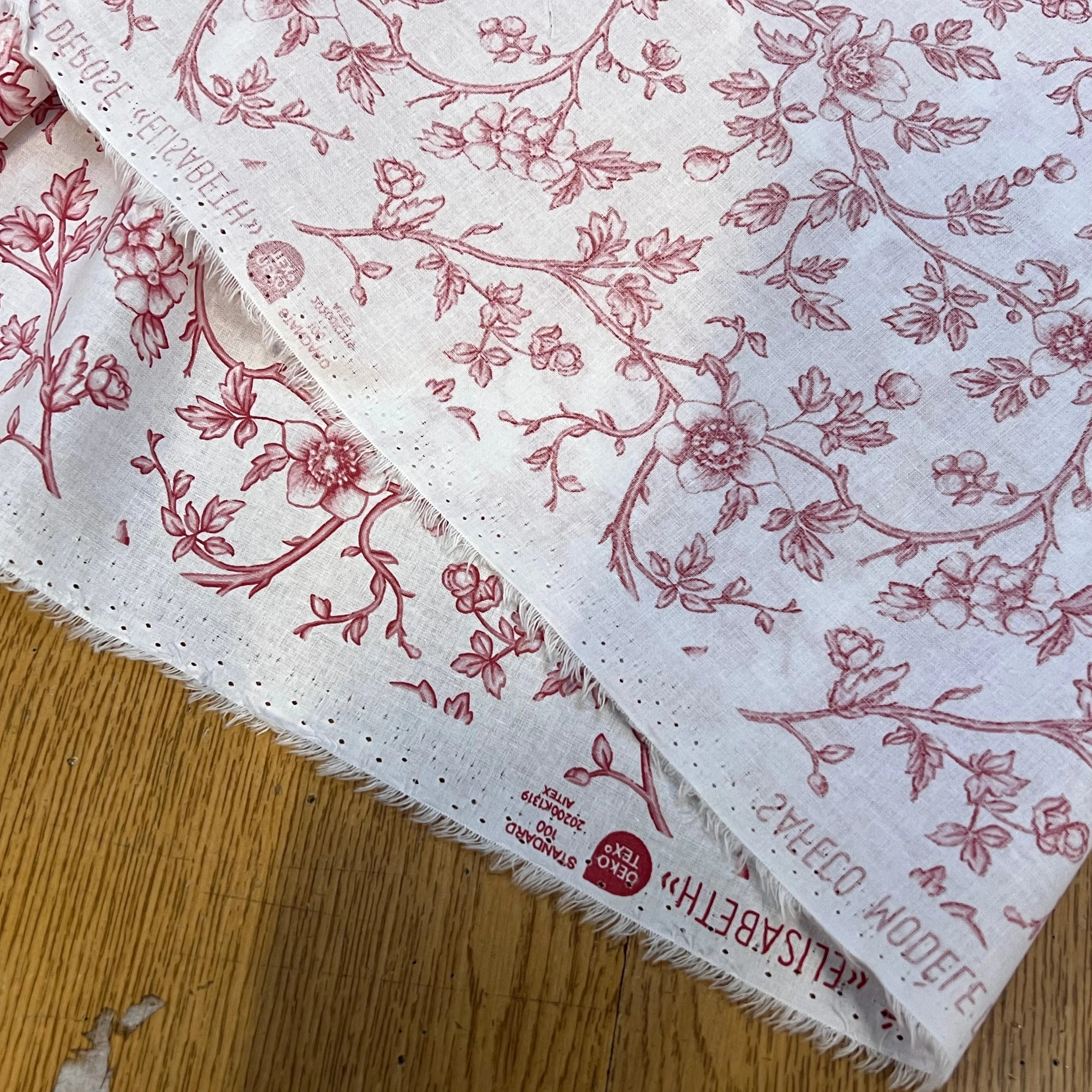 COTON ELISABETH ROUGE - My Little Coupon