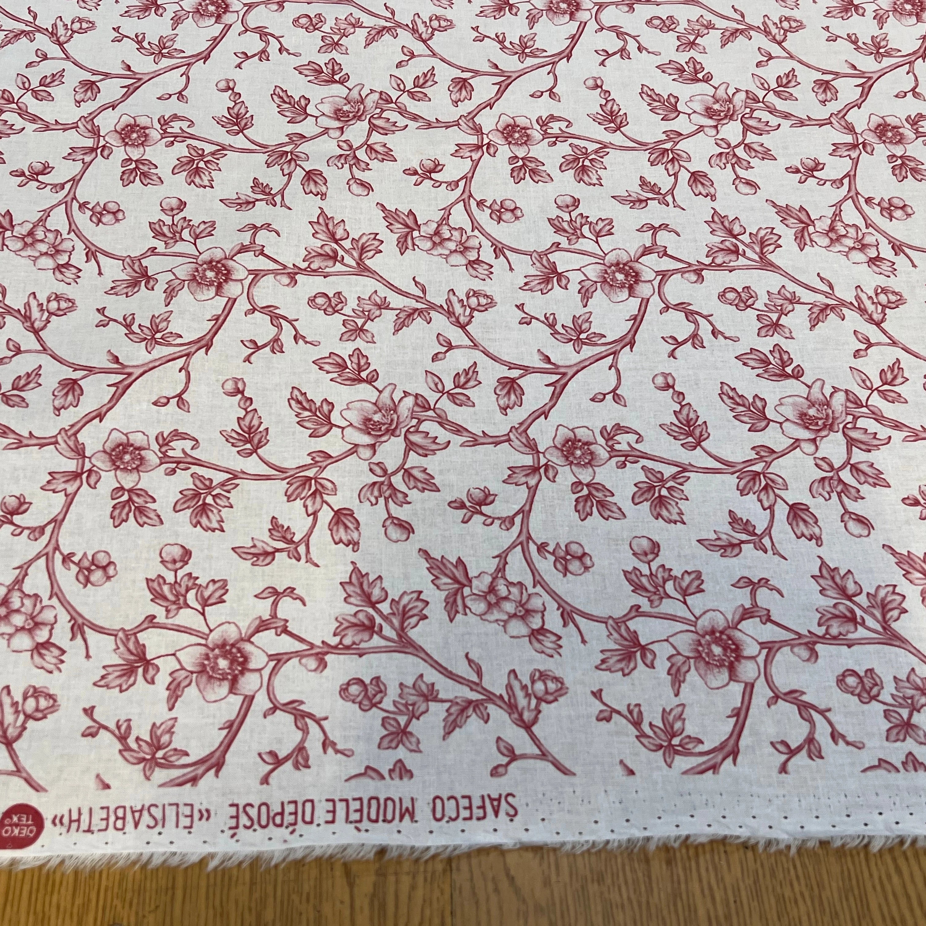 COTON ELISABETH ROUGE - My Little Coupon