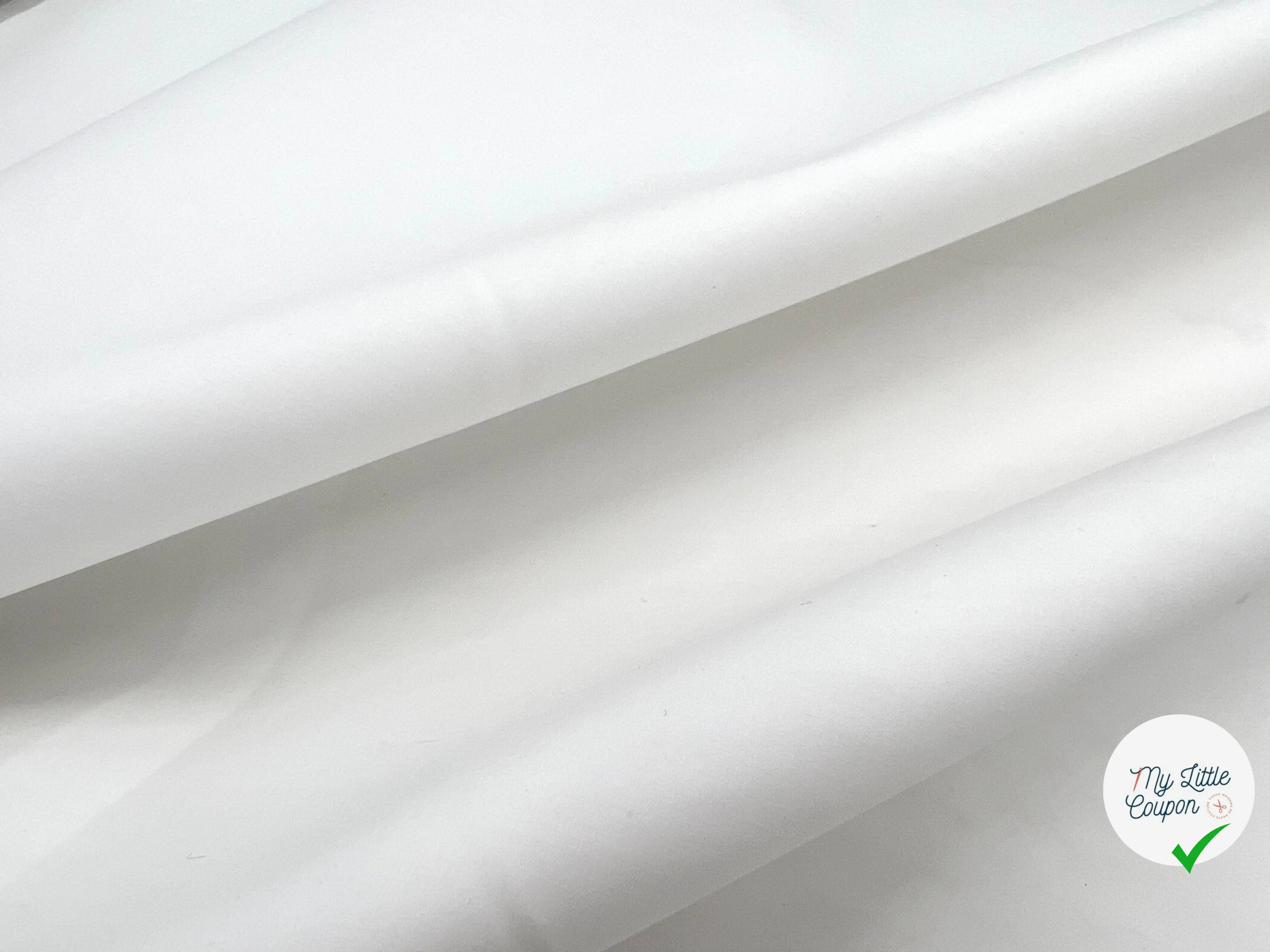 COTON ENDUIT BLANC - My Little Coupon - tissu - coudre