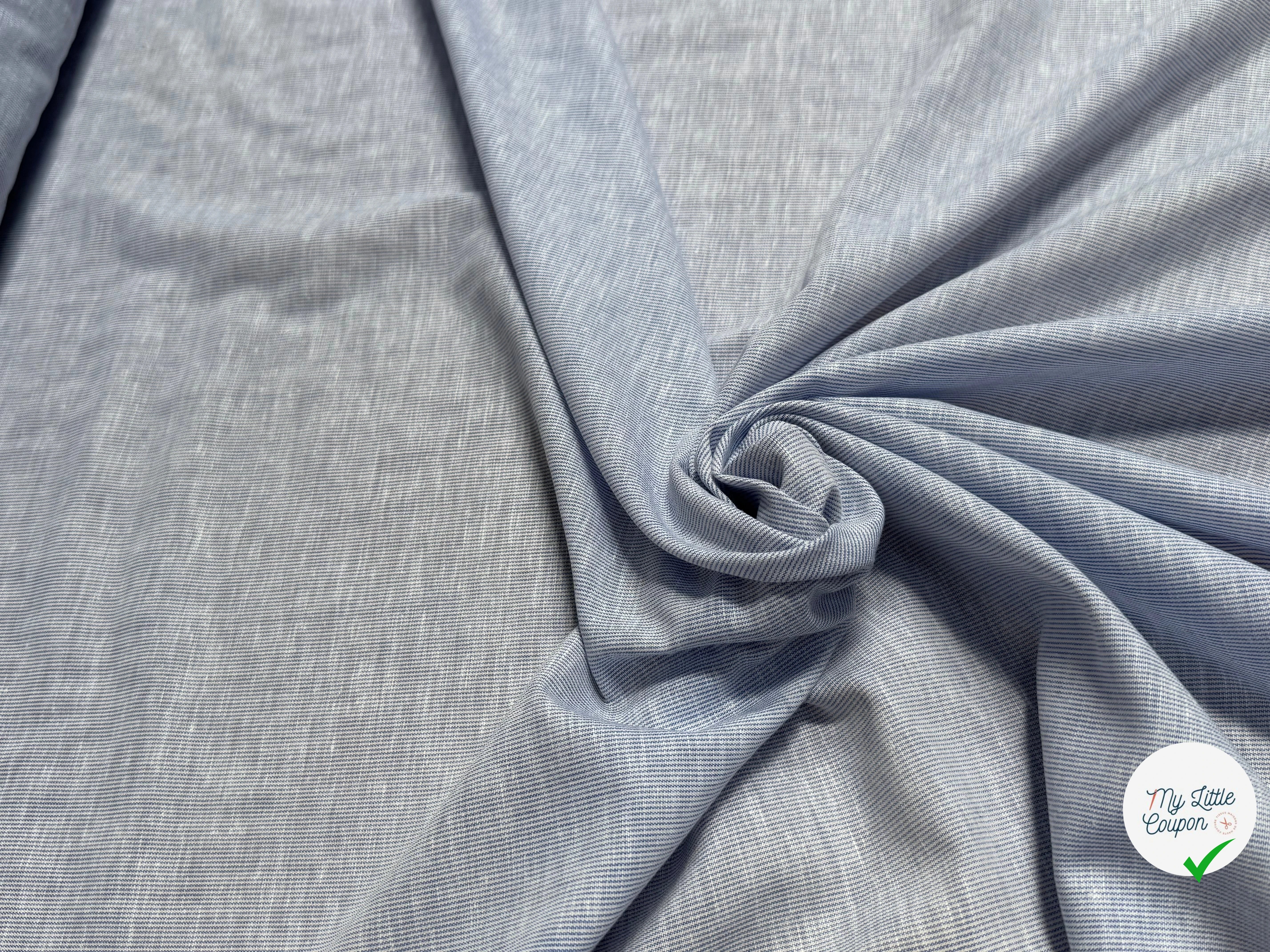 COTON ESPRIT OXFORD BLEU - My Little Coupon