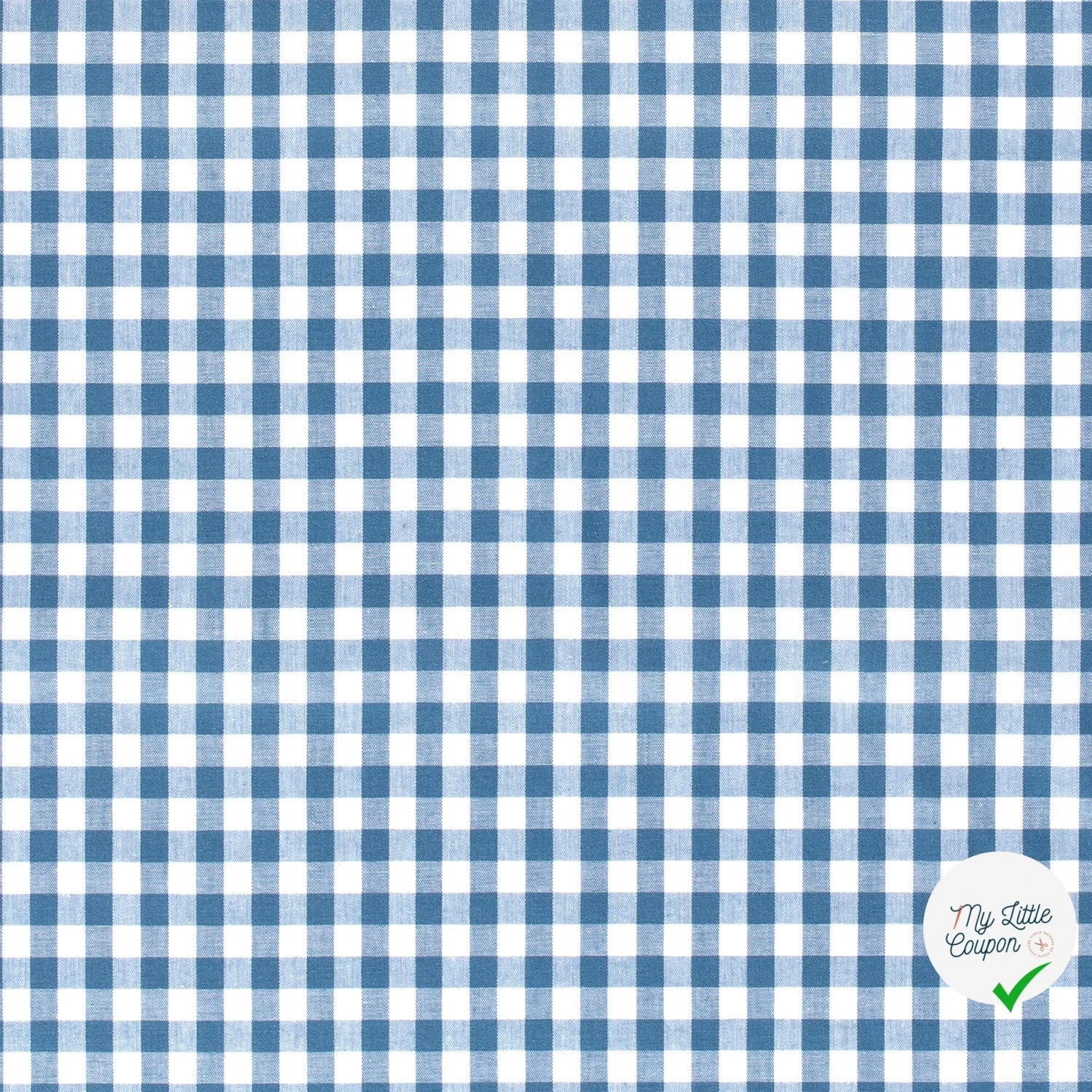 COTON FIL TEINT CARREAUX INDIGO - My Little Coupon
