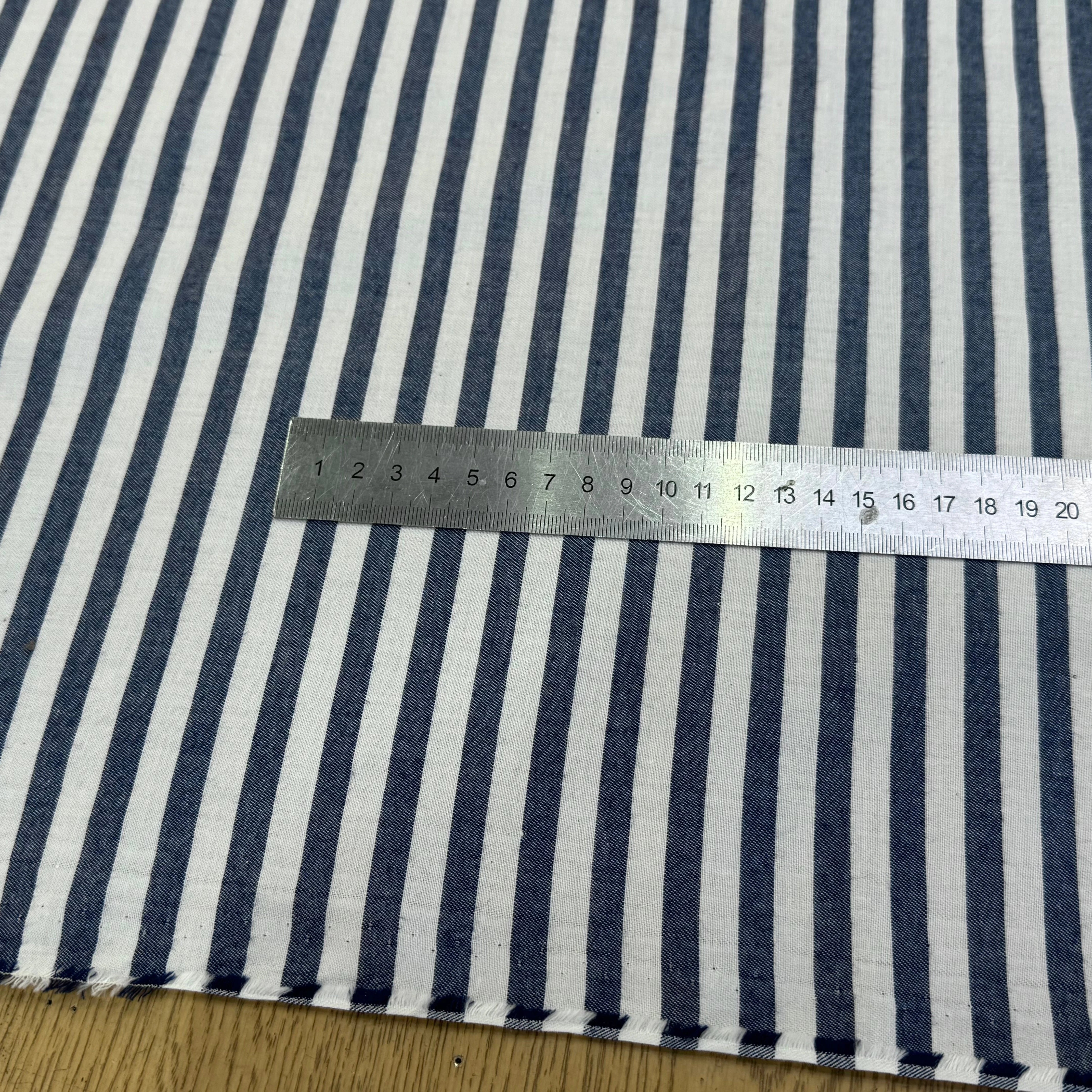 COTON GROSSES RAYURES GRIS BLANC 80% CO - My Little Coupon