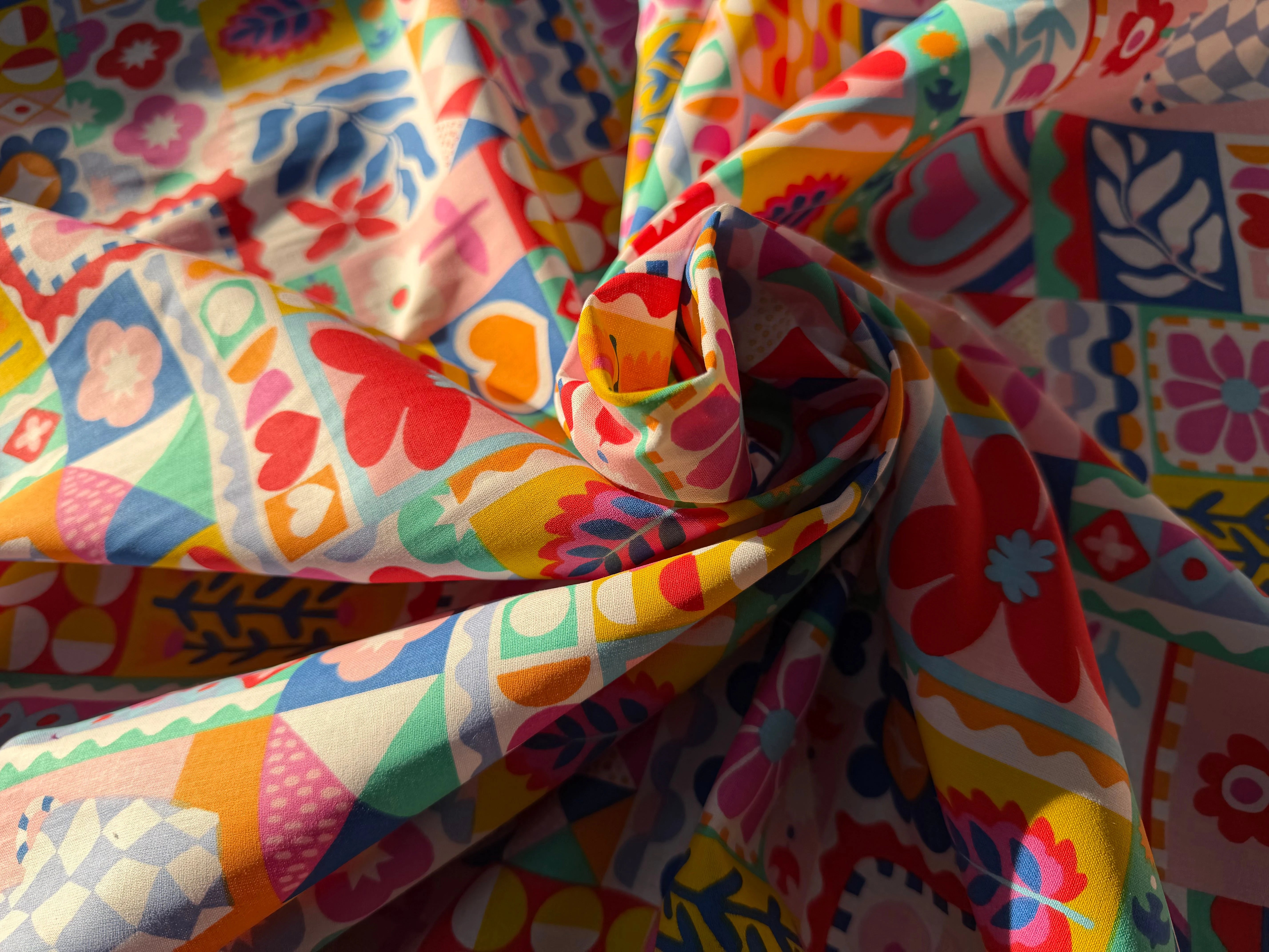 COTON IMPRIMÉ BIMBA BLANC - My Little Coupon