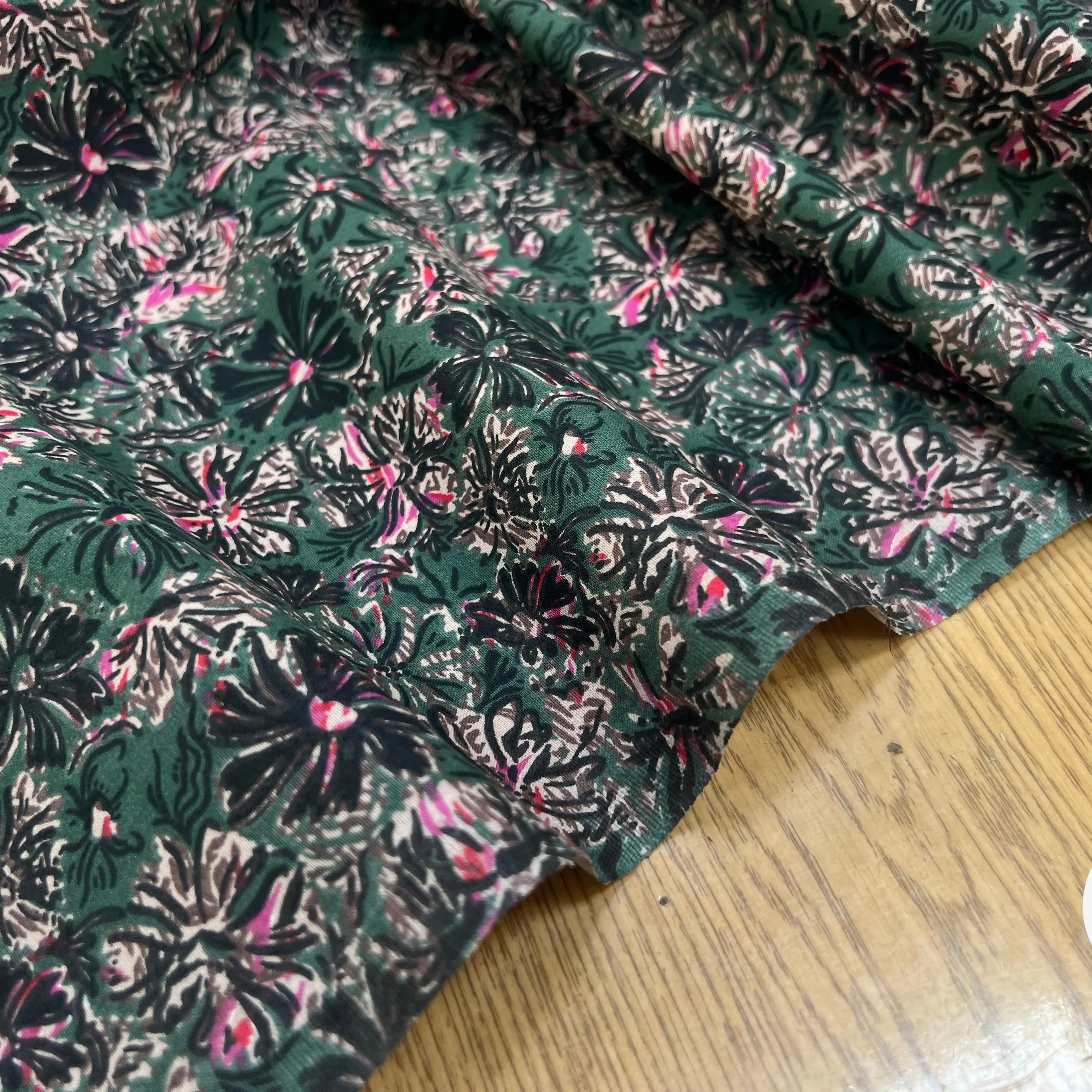 COTON IMPRIMÉ ENZA VERT / ROSE ENZA.NKDQ37ARL150020 - My Little Coupon