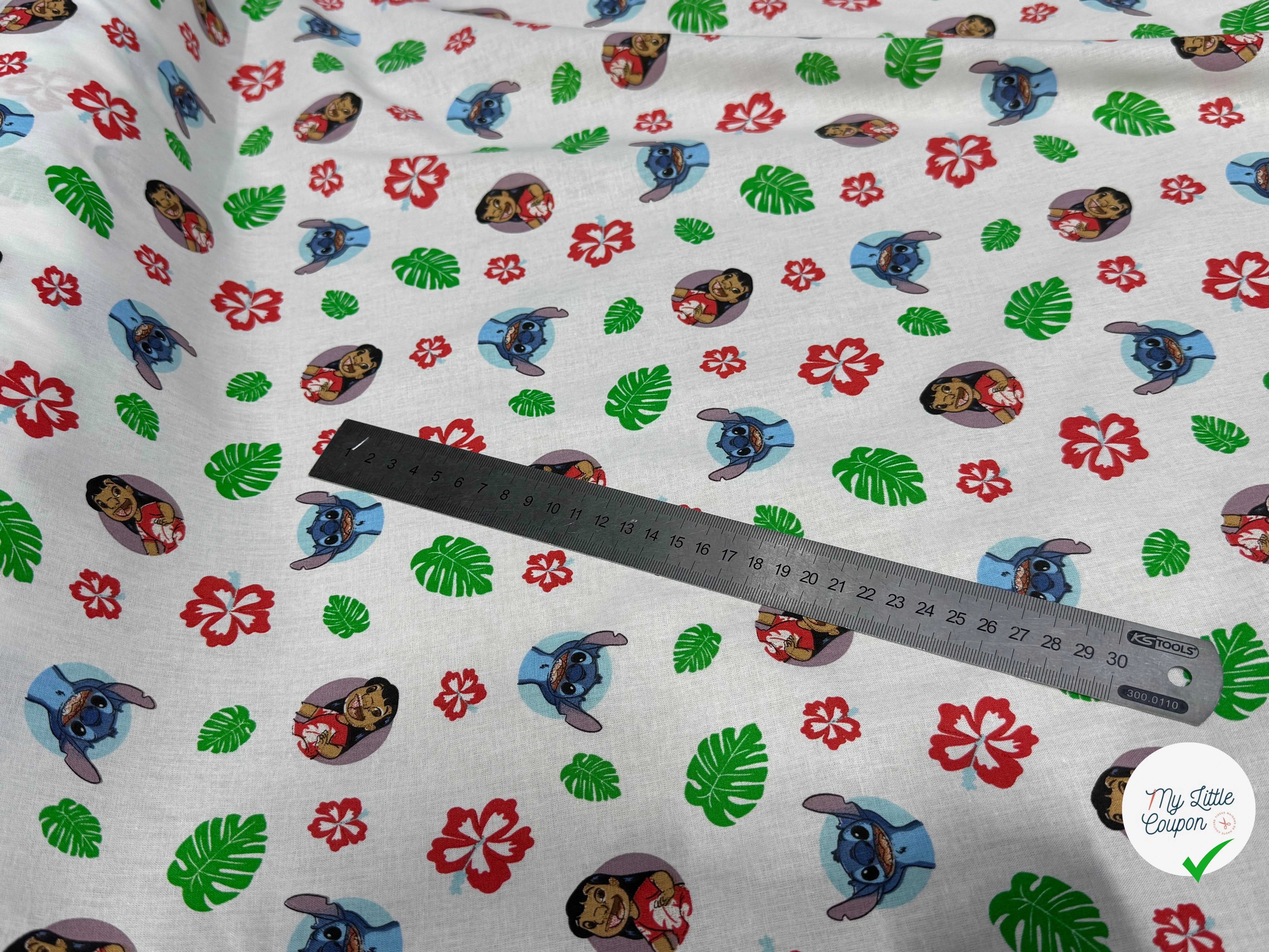 COTON IMPRIMÉ LILO & STITCH TOGETHER - My Little Coupon