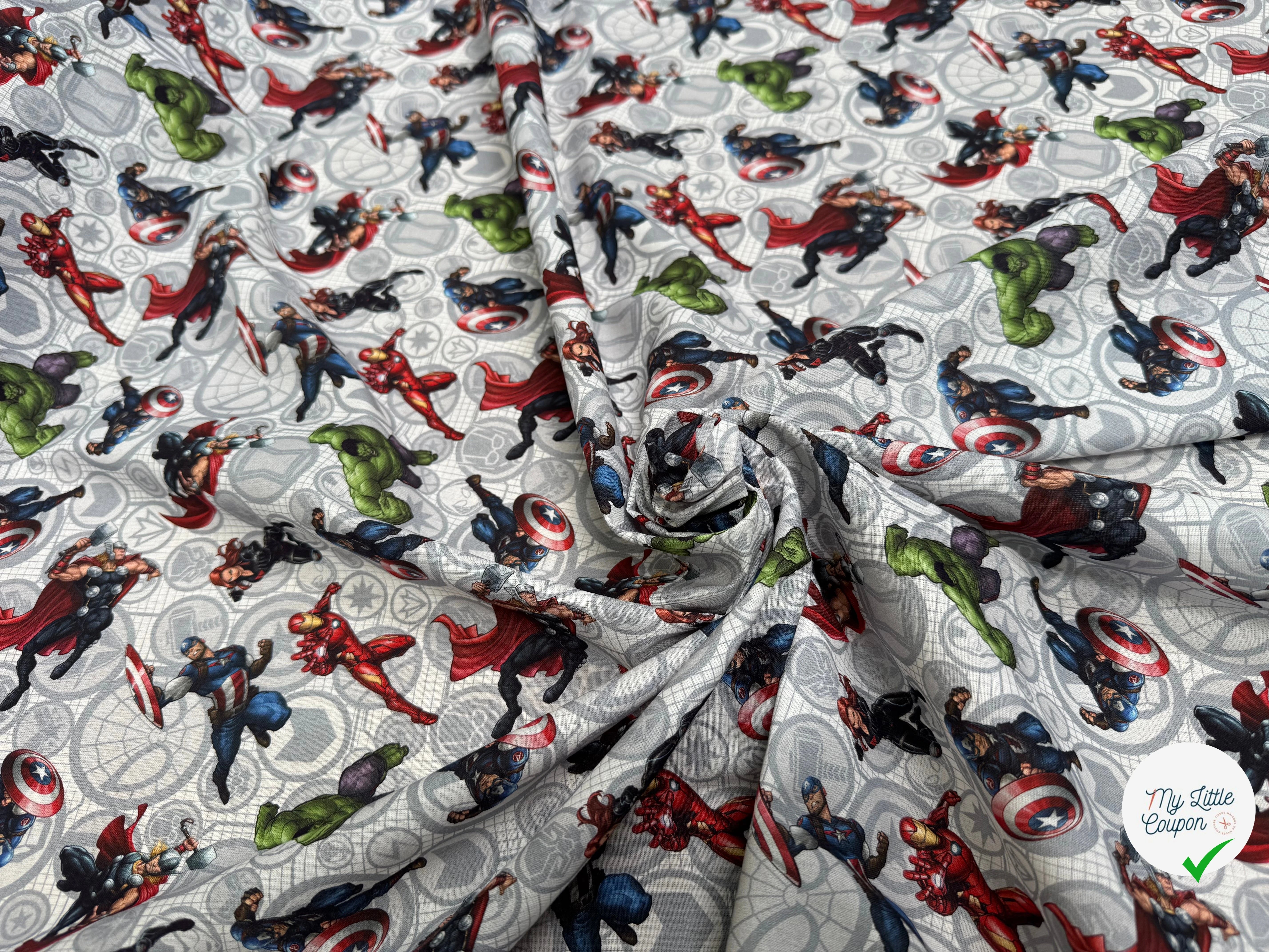 COTON IMPRIMÉ MARVELMANIA A6 - My Little Coupon
