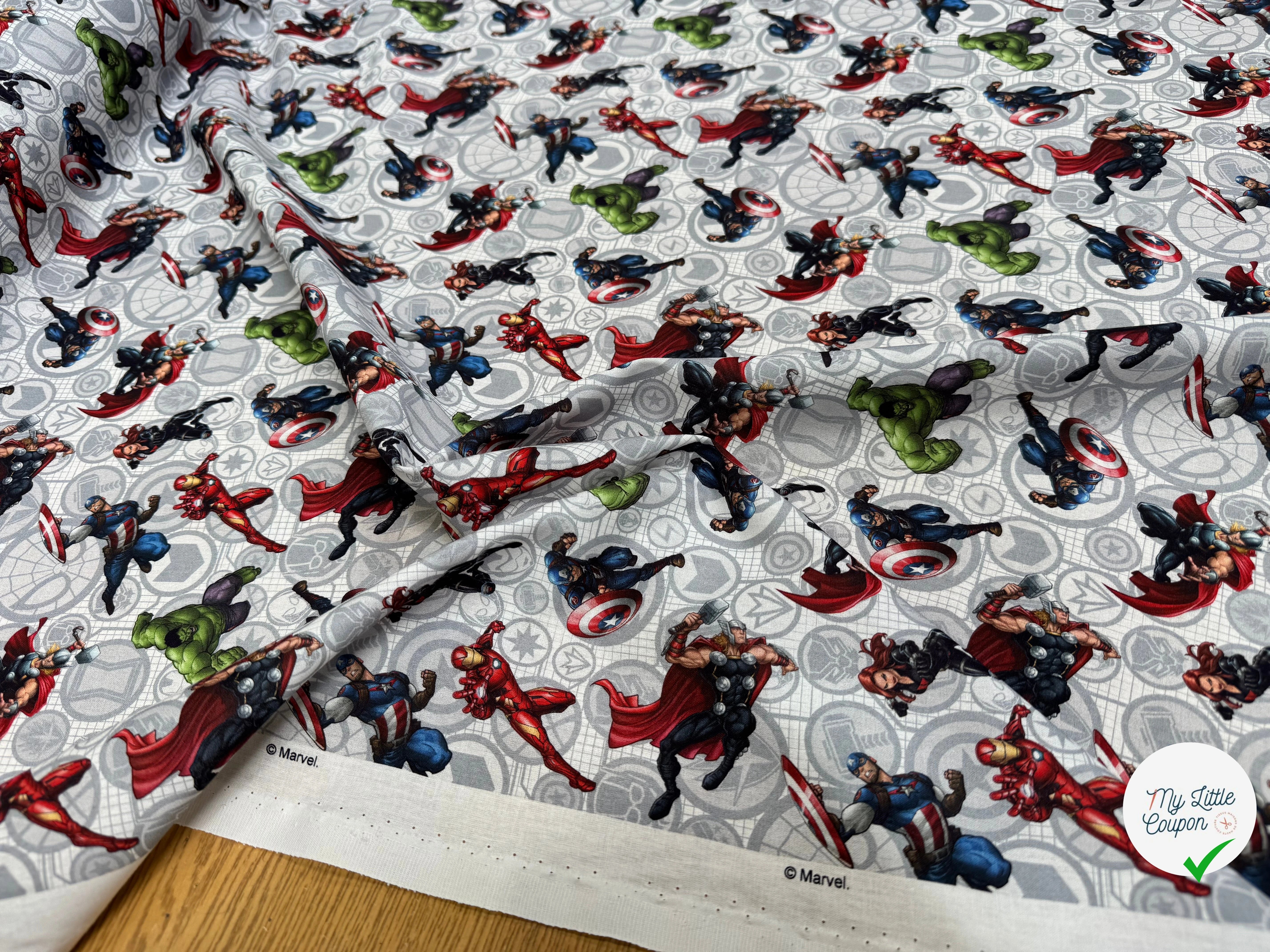 COTON IMPRIMÉ MARVELMANIA A6 - My Little Coupon