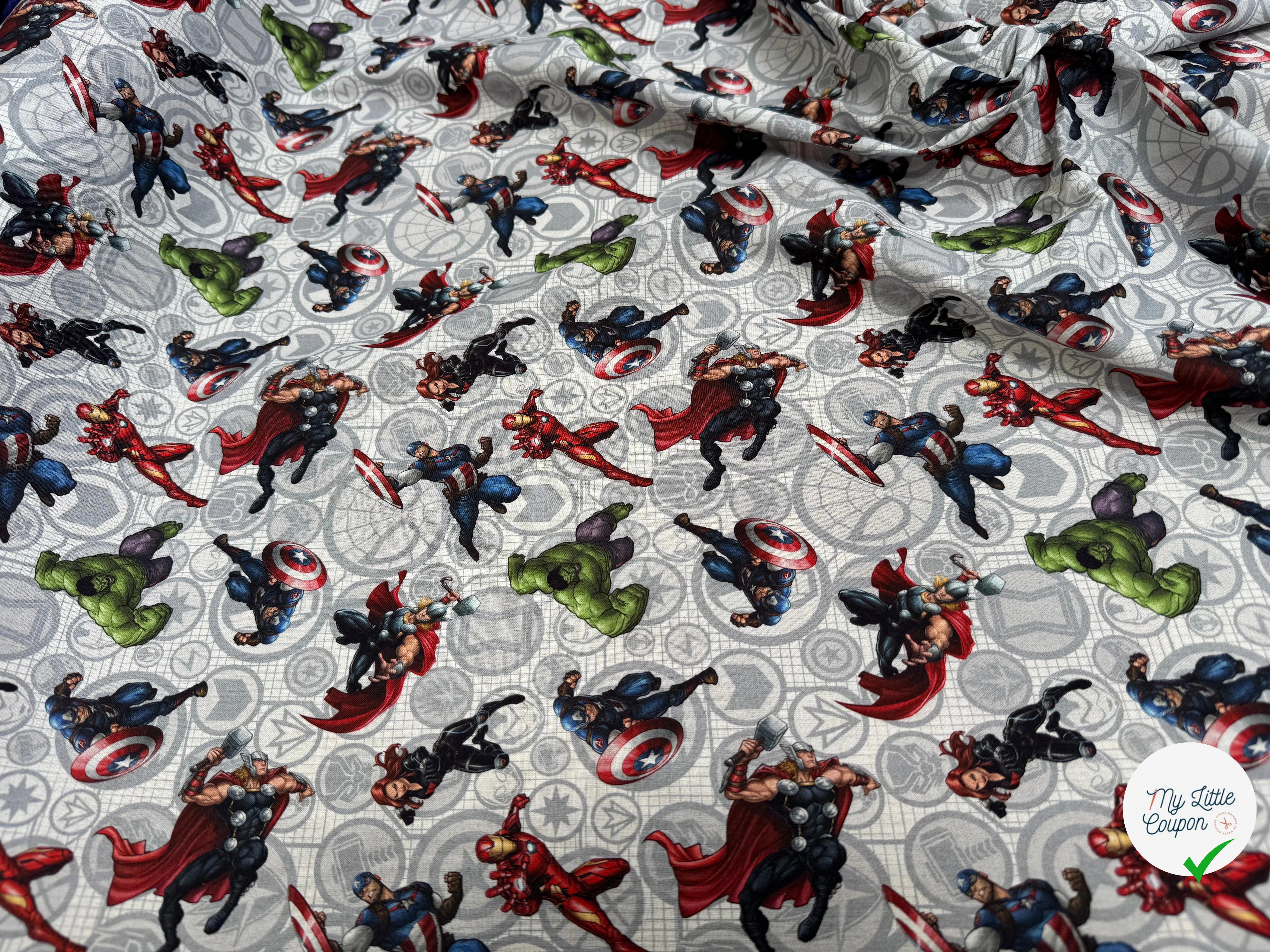 COTON IMPRIMÉ MARVELMANIA A6 - My Little Coupon