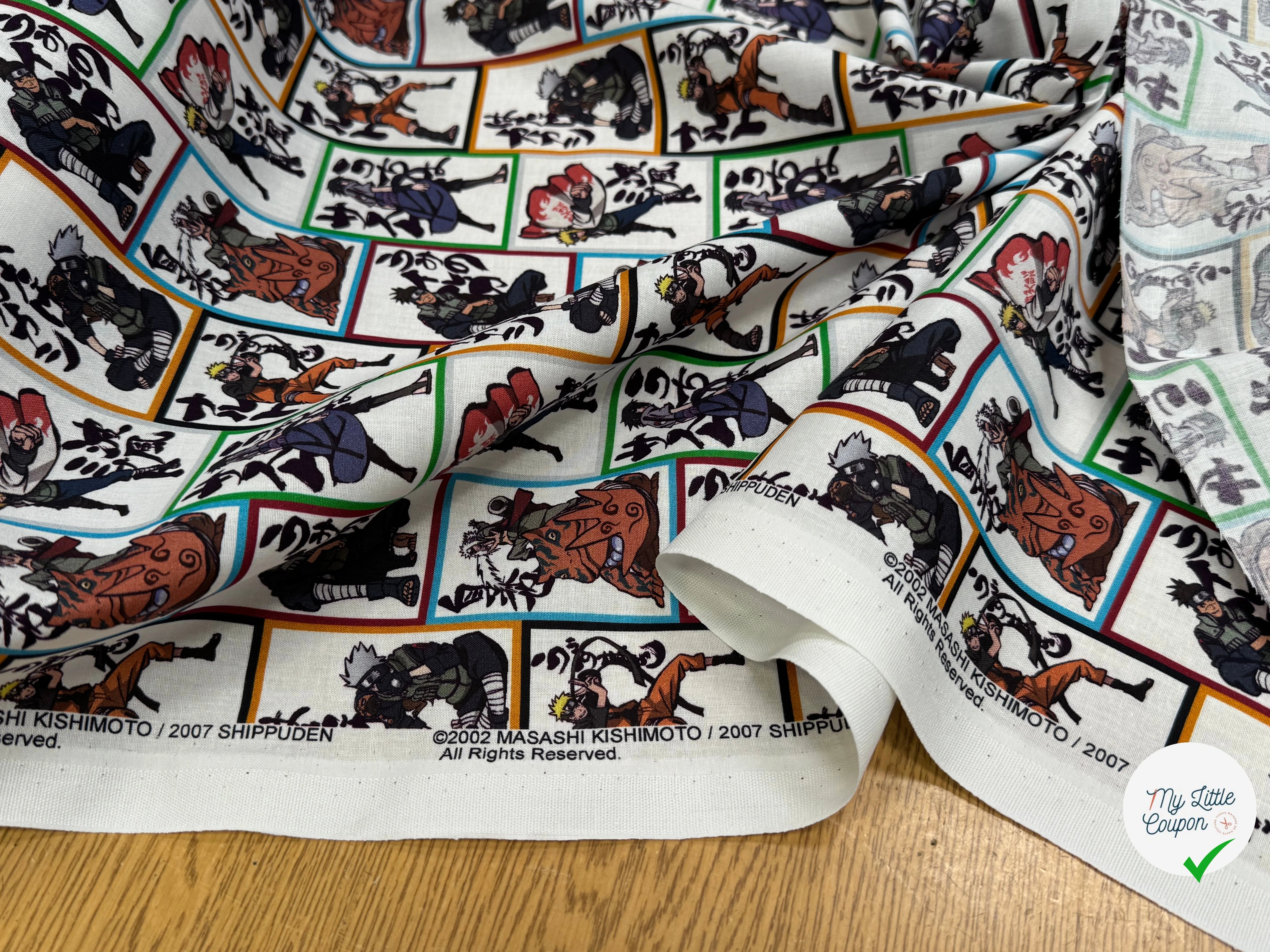 COTON IMPRIMÉ NA VISUELS NARUTO B50 - My Little Coupon