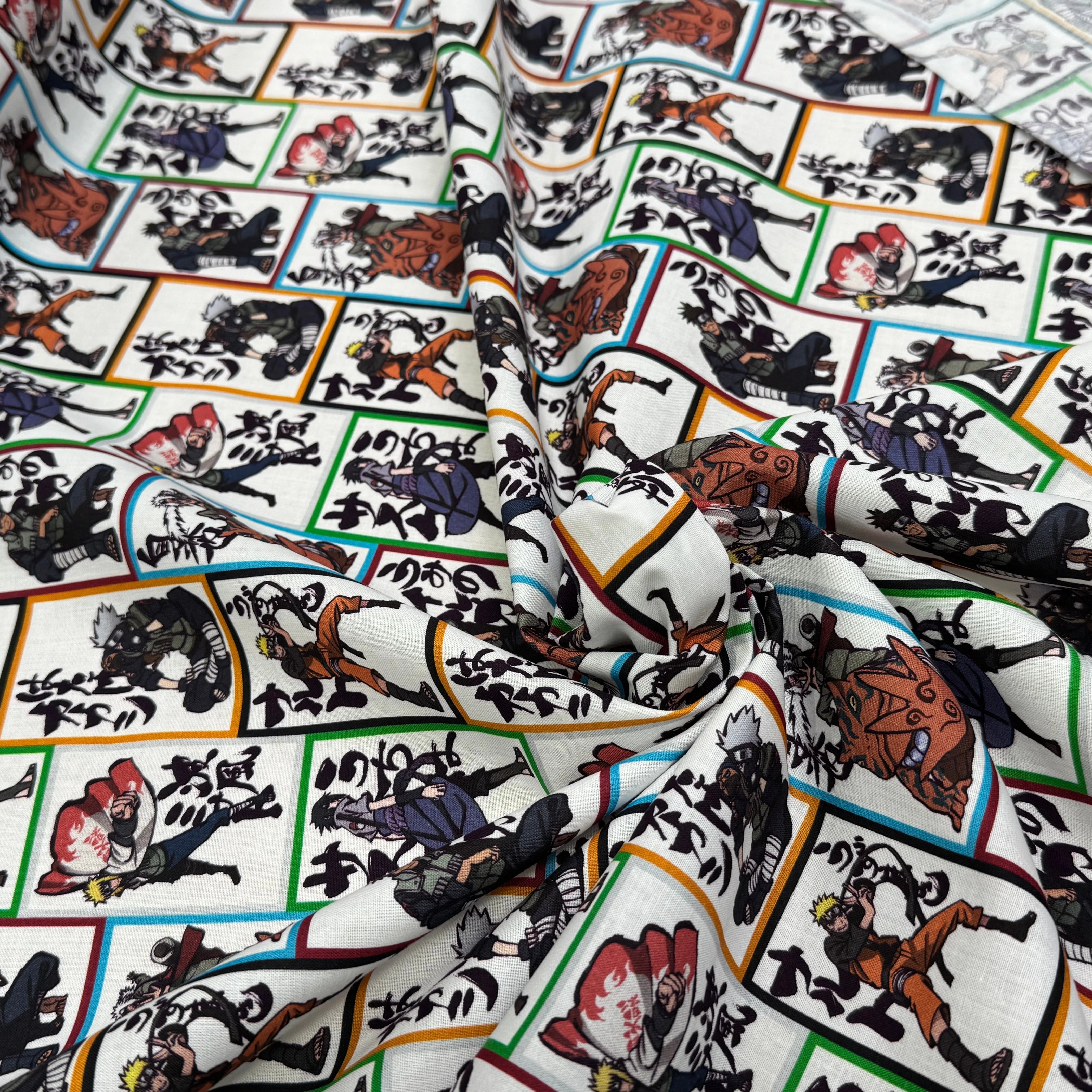 COTON IMPRIMÉ NA VISUELS NARUTO B50 - My Little Coupon
