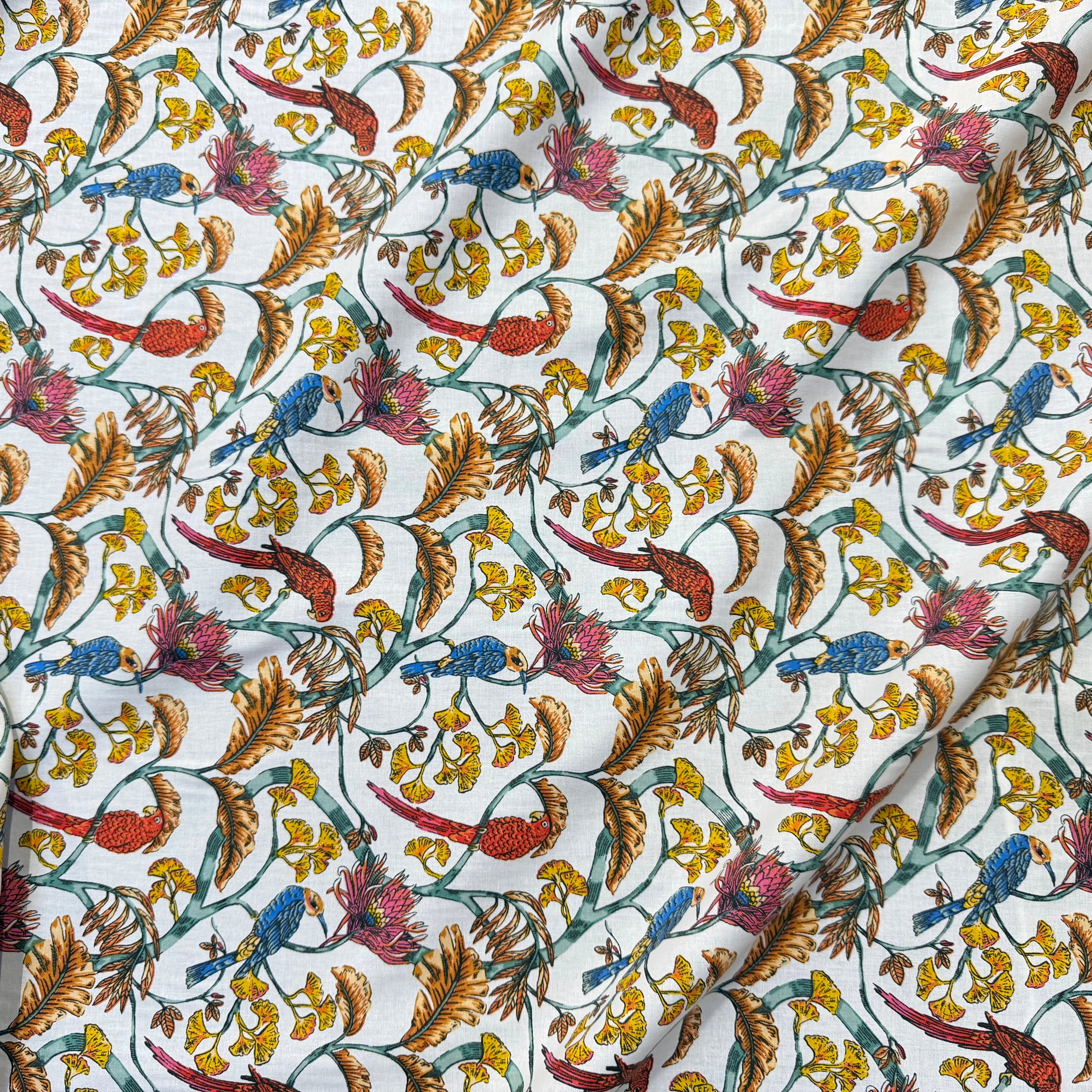 COTON IMPRIMÉ PLÉNITUDE BLANC - My Little Coupon