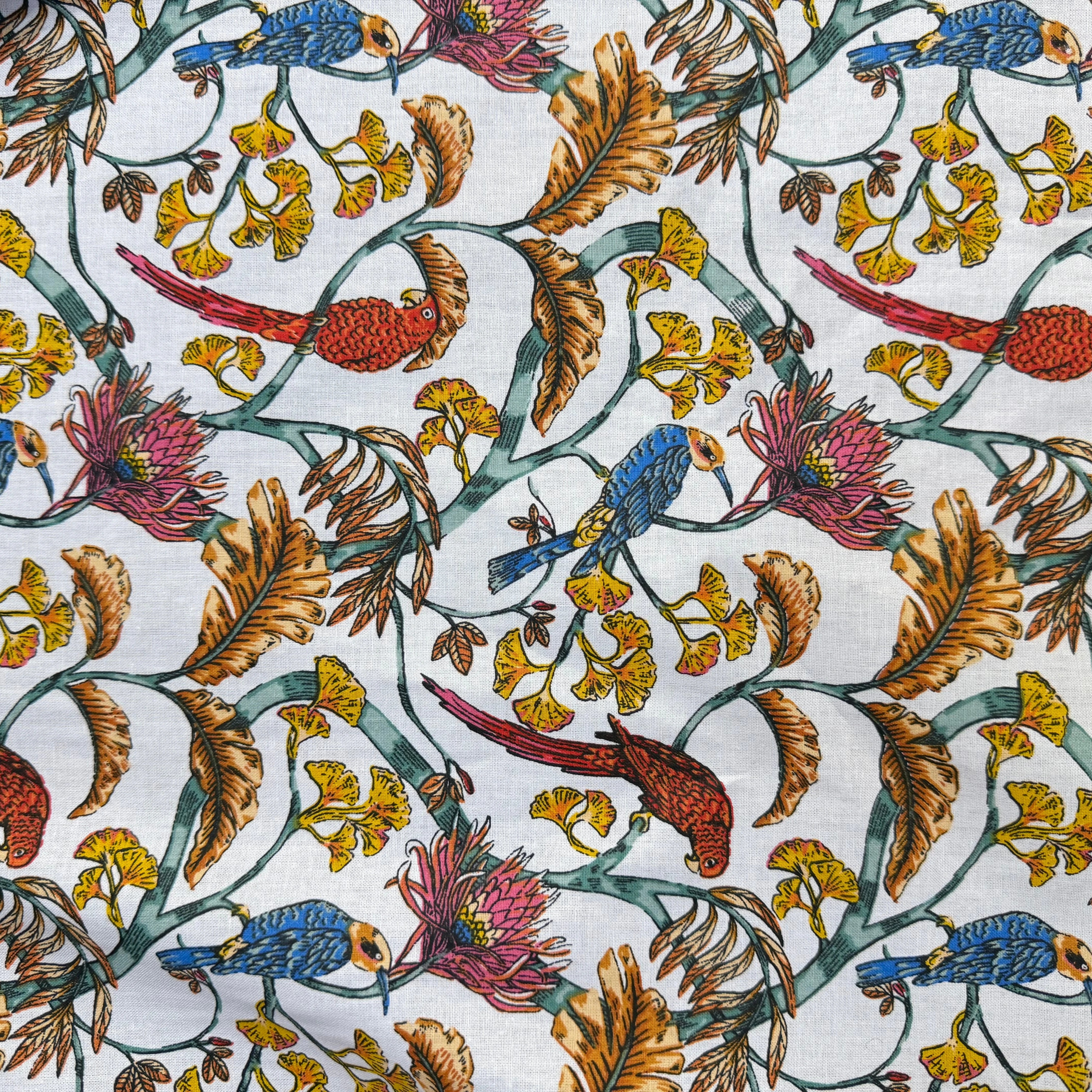 COTON IMPRIMÉ PLÉNITUDE BLANC - My Little Coupon