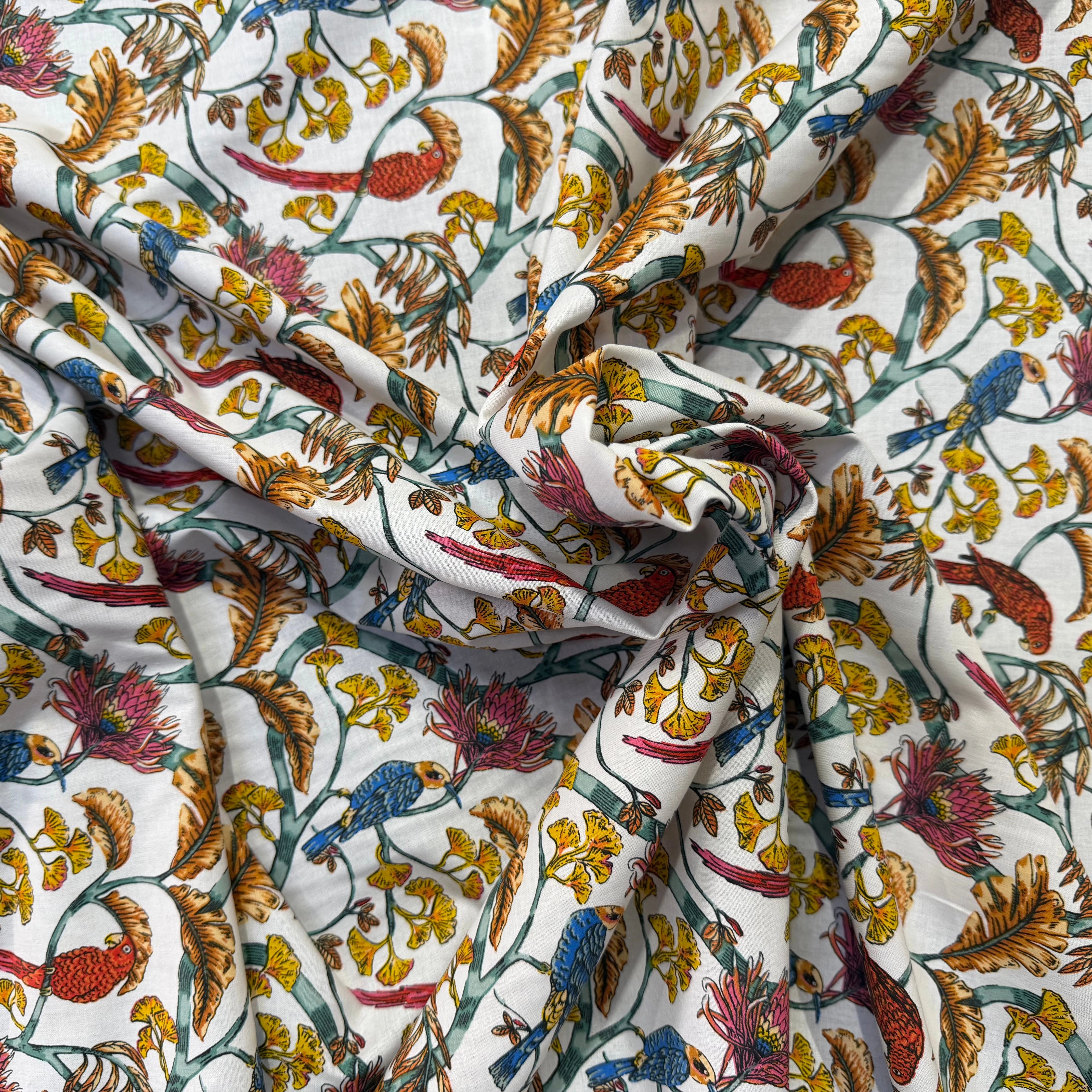 COTON IMPRIMÉ PLÉNITUDE BLANC - My Little Coupon