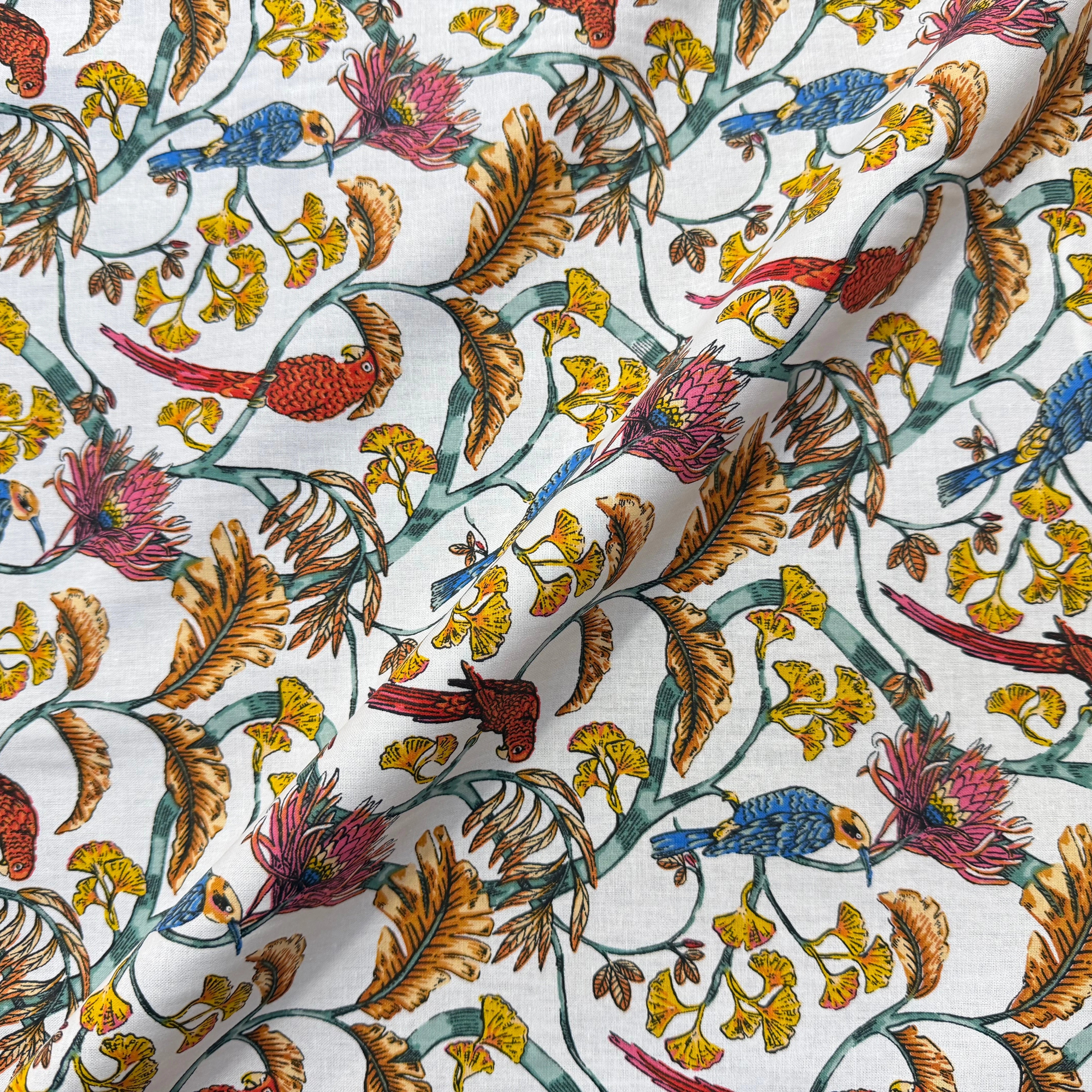 COTON IMPRIMÉ PLÉNITUDE BLANC - My Little Coupon