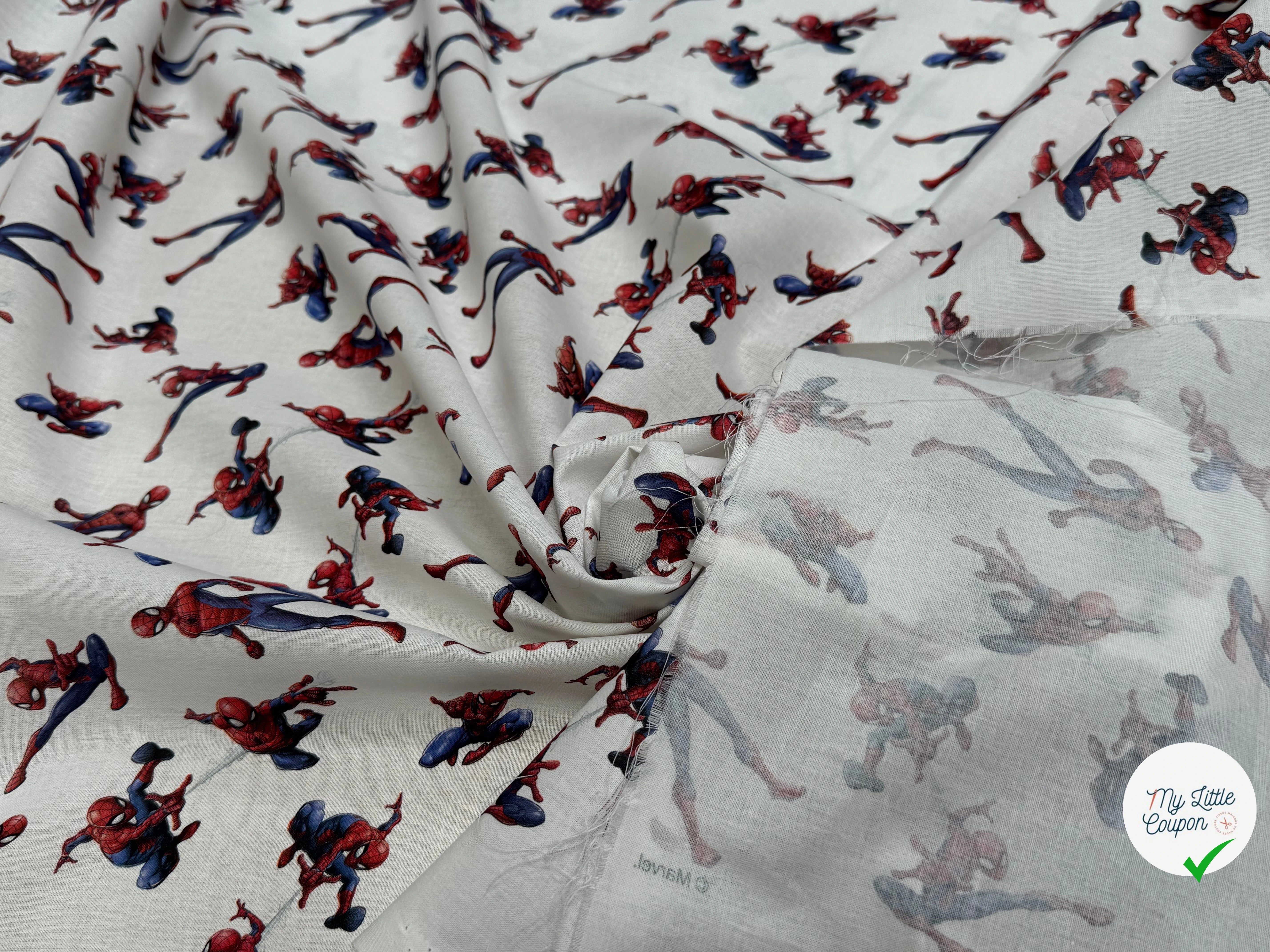 COTON IMPRIMÉ SPIDERMAN A50 - My Little Coupon