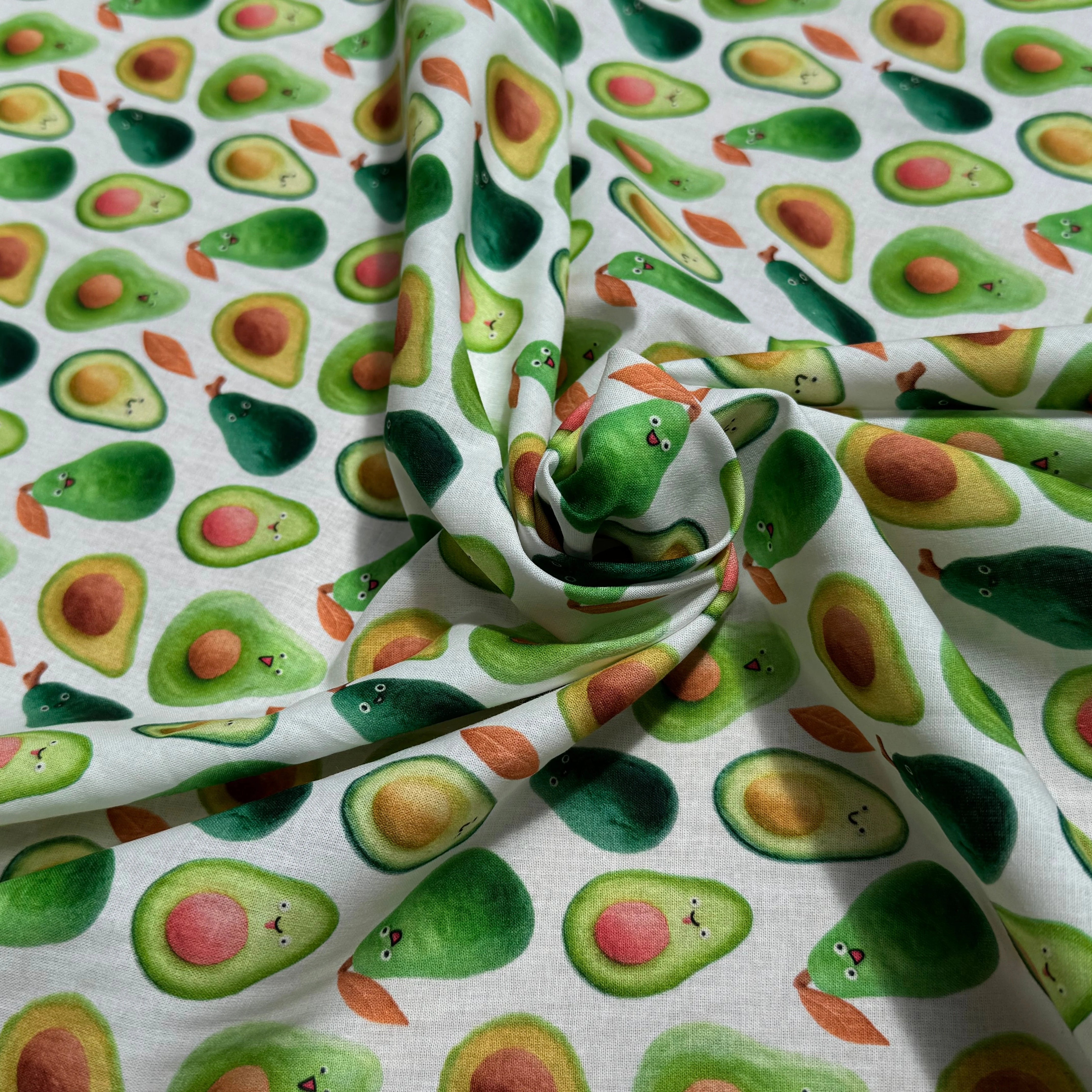 COTON IMPRIMÉ TREND DIVERSITIS AVOCADO - My Little Coupon