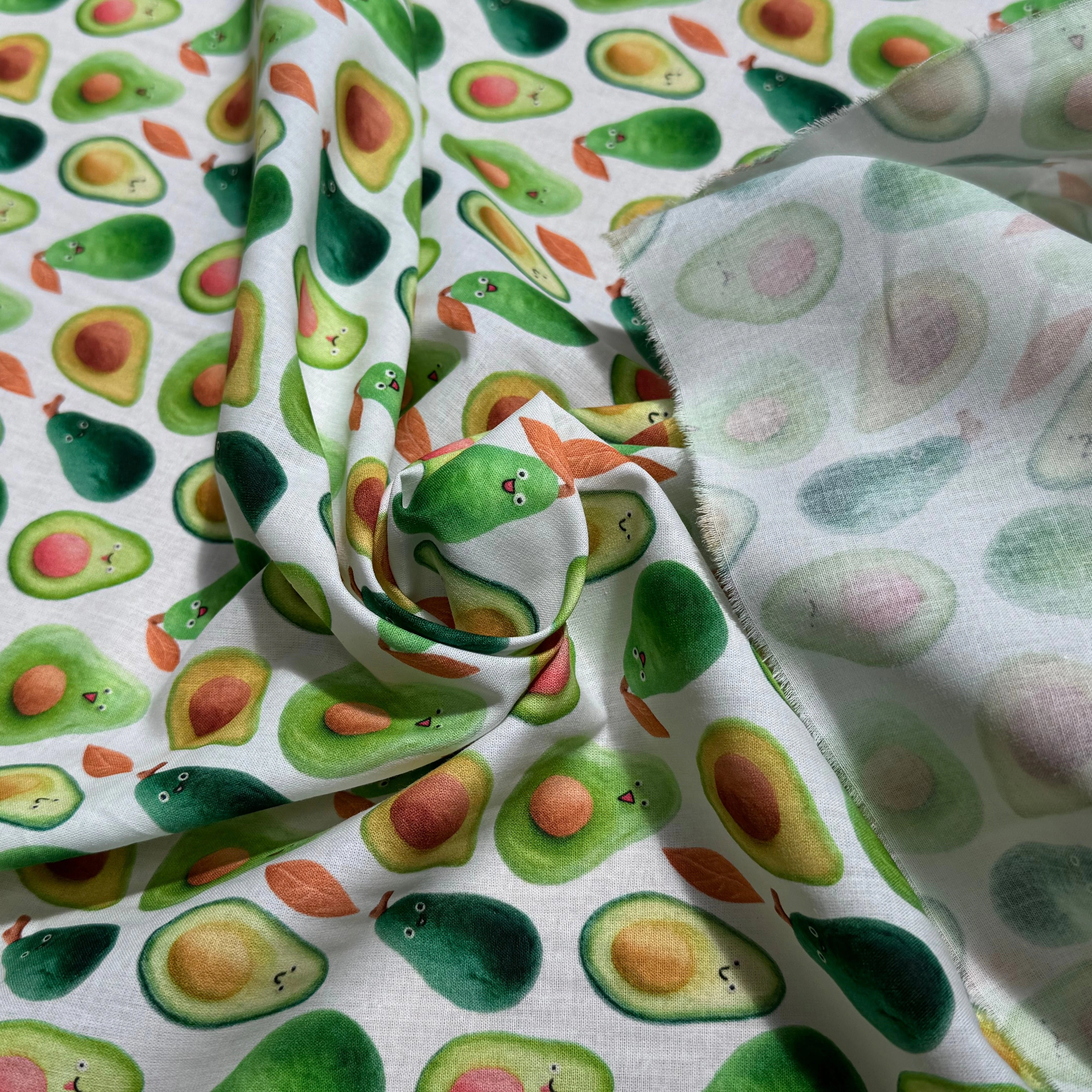 COTON IMPRIMÉ TREND DIVERSITIS AVOCADO - My Little Coupon